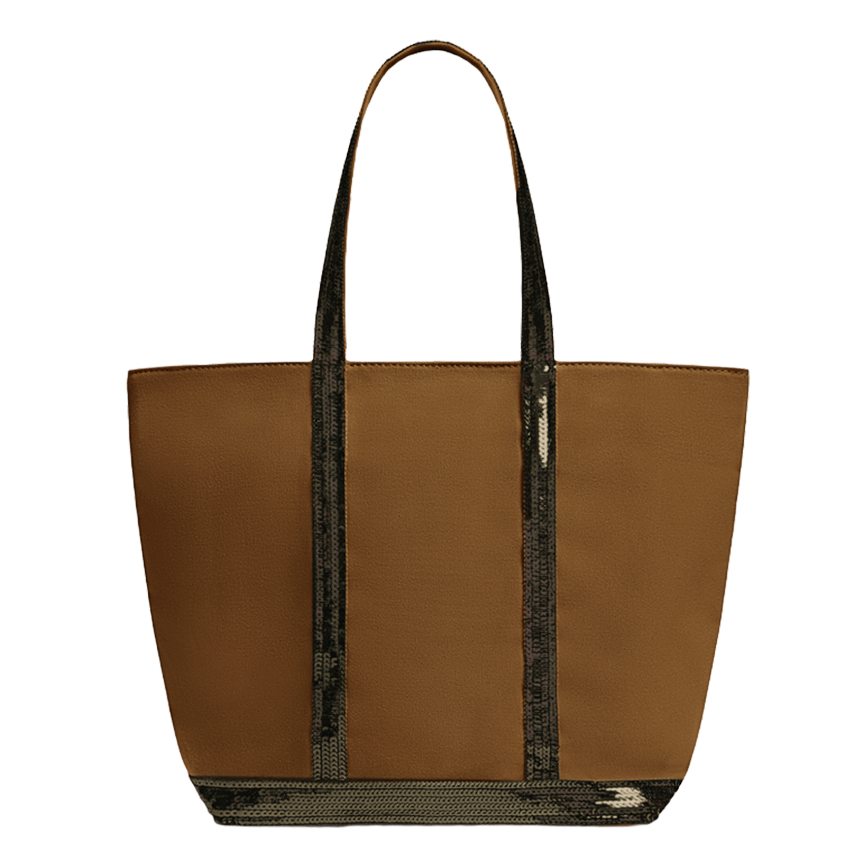 Cotton tote bag VANESSA BRUNO Brown