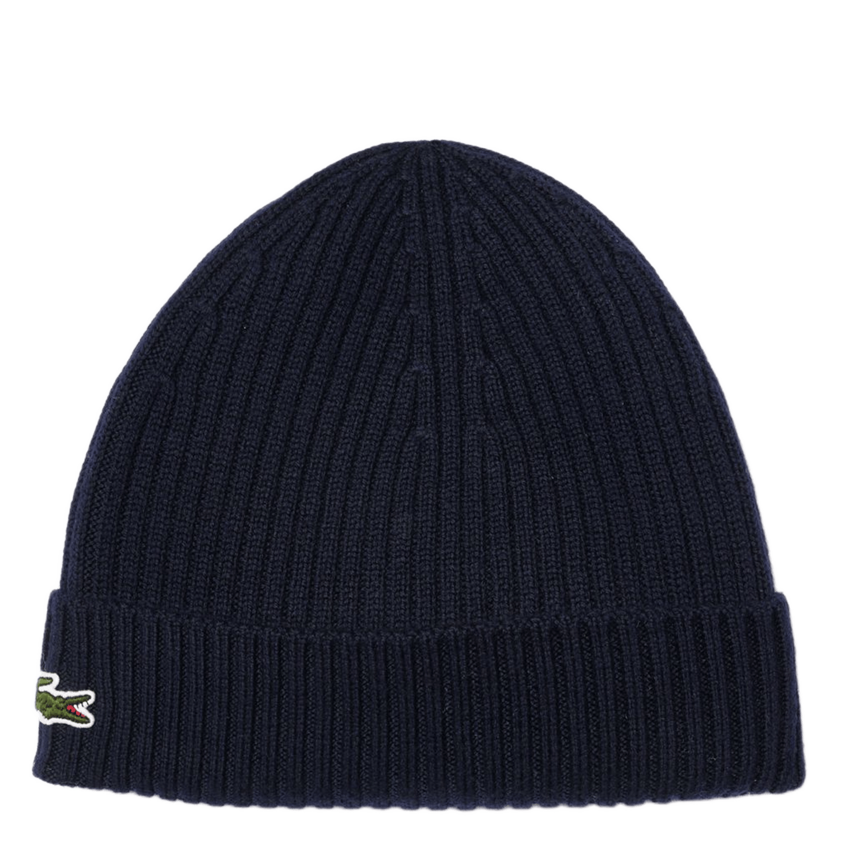Ribbed wool beanie | Blue LACOSTE Men