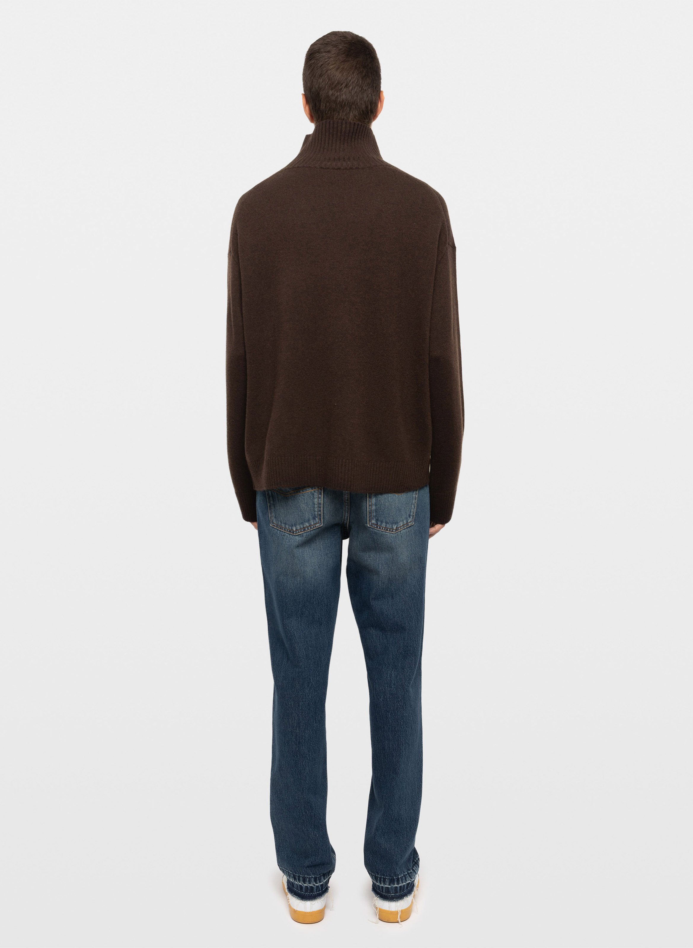 Rollkragenpullover aus Merinowolle ZADIG&VOLTAIRE Braun
