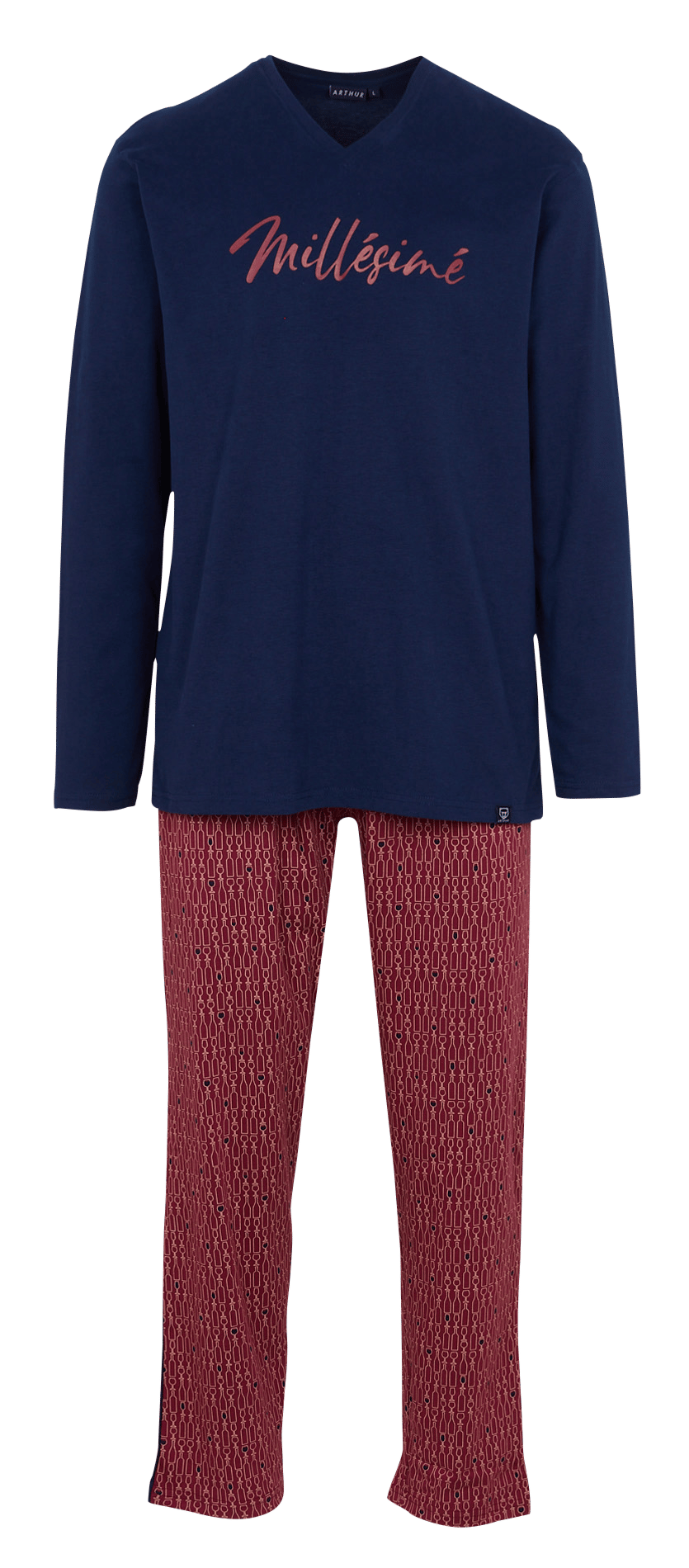 Printed cotton pajamas ARTHUR Red