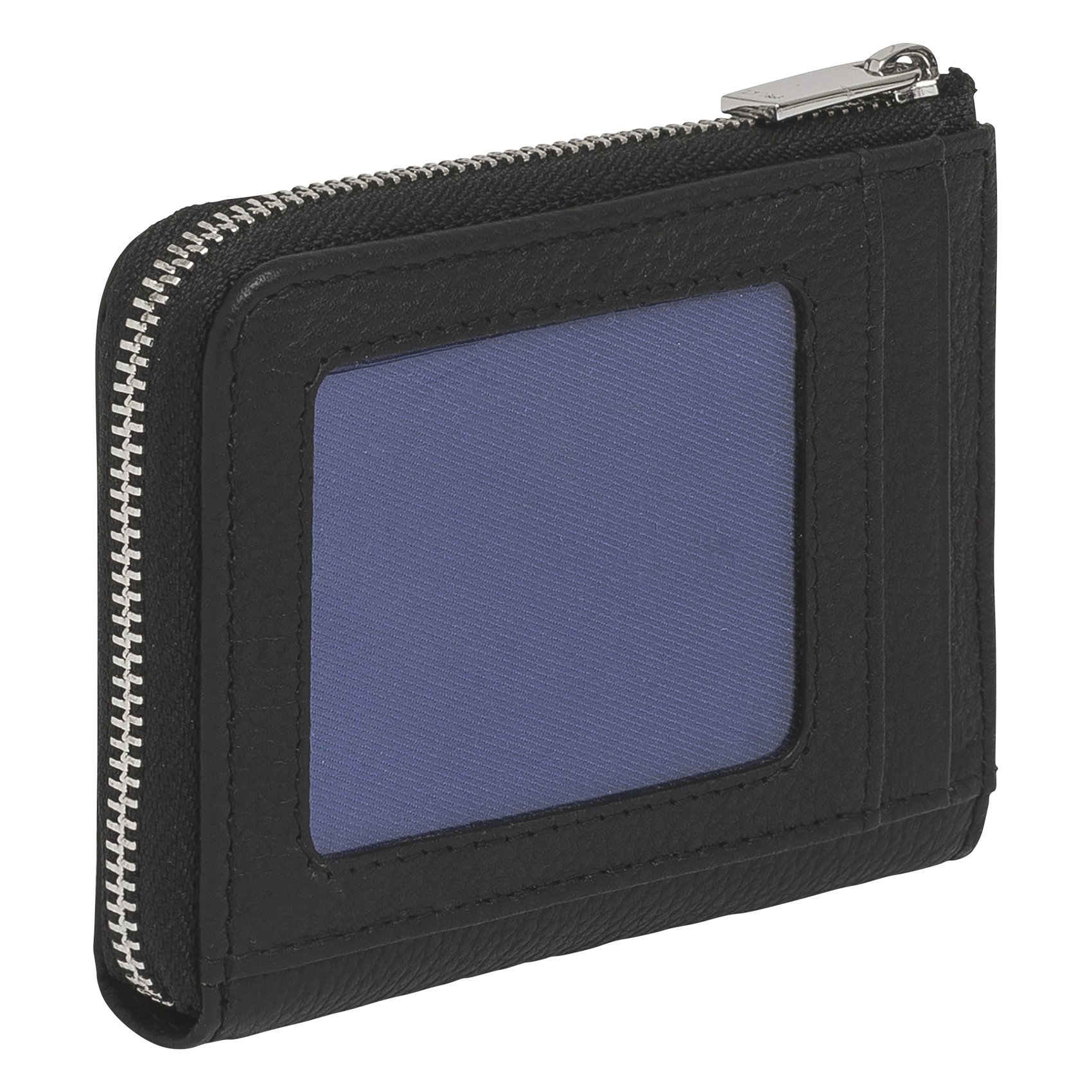 Leather coin purse LE TANNEUR Black