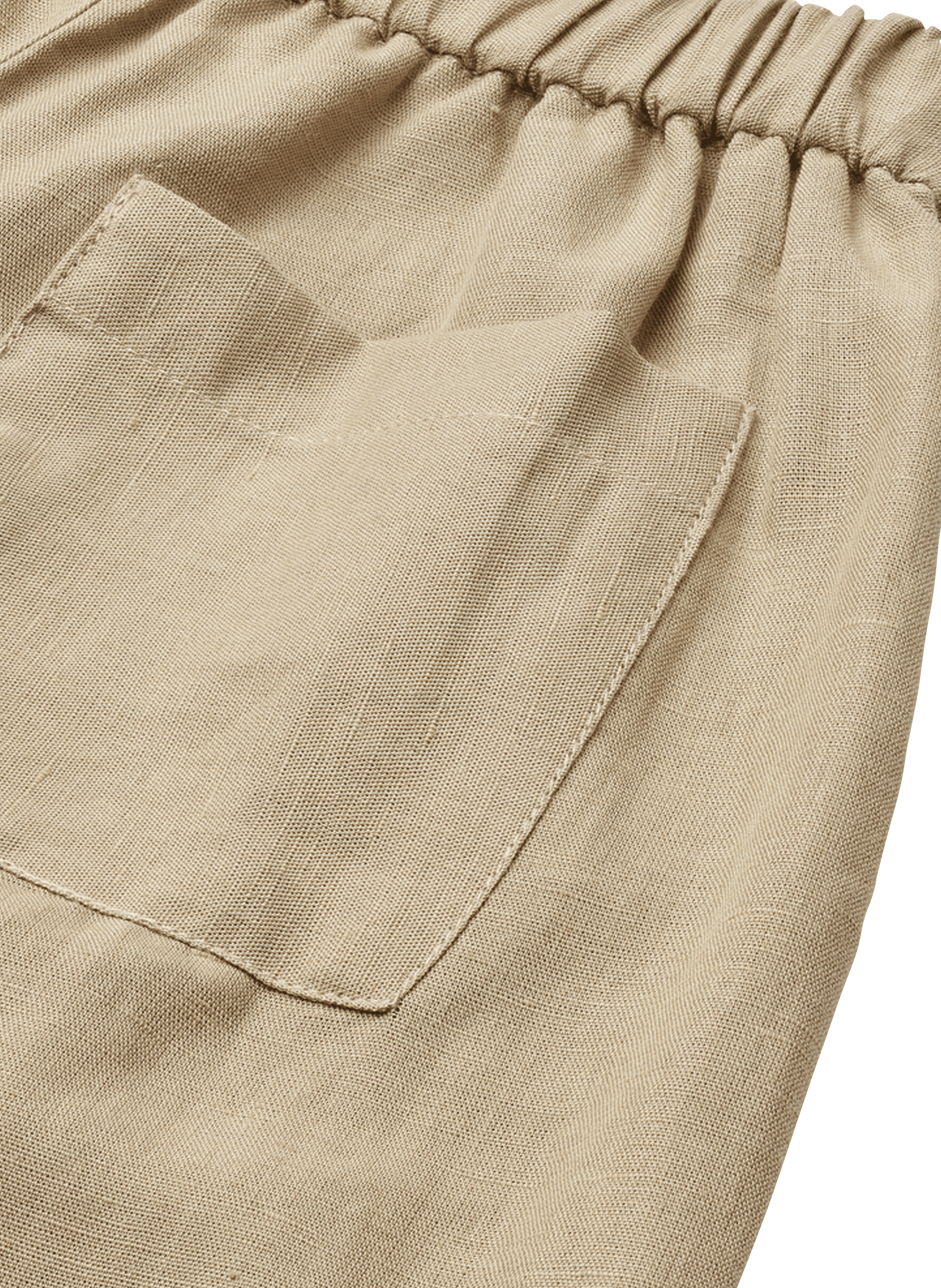 Cotton- and linen-blend shorts LIEWOOD Beige