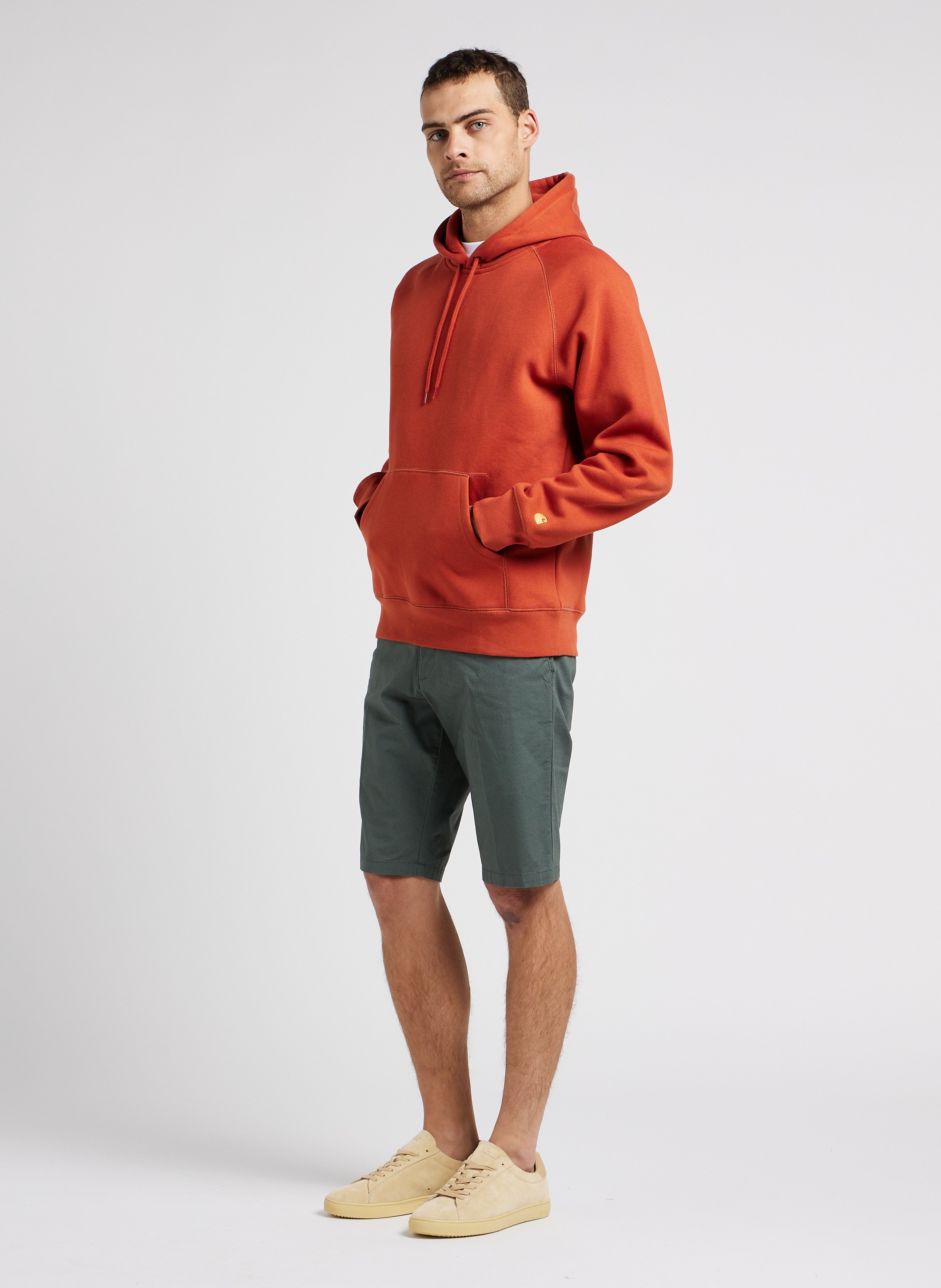 Suede low-top sneakers CLAE Beige