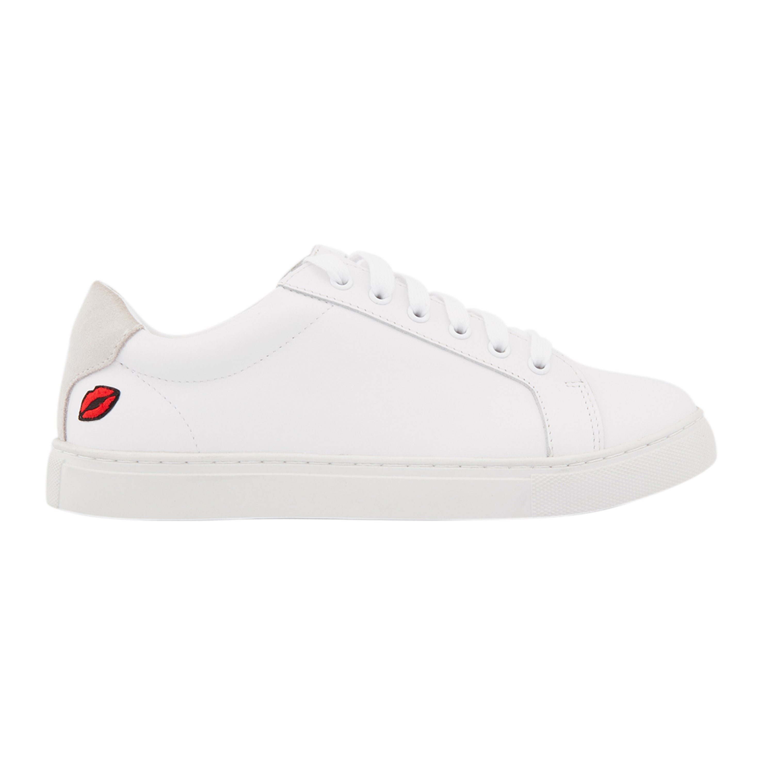 Leather sneakers BONS BAISERS PARIS White