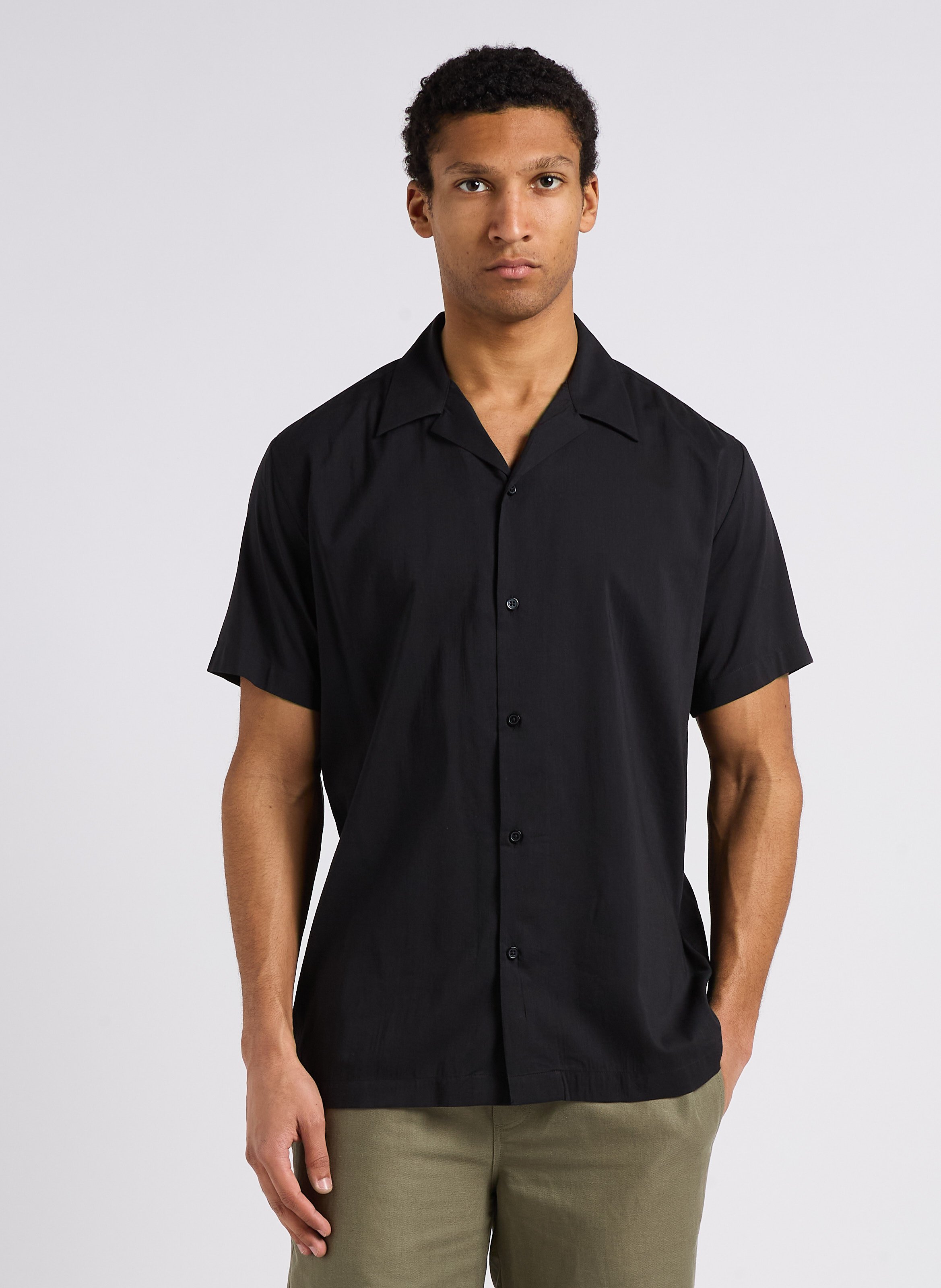 Chemise regular-fit en coton bio mélangé SELECTED