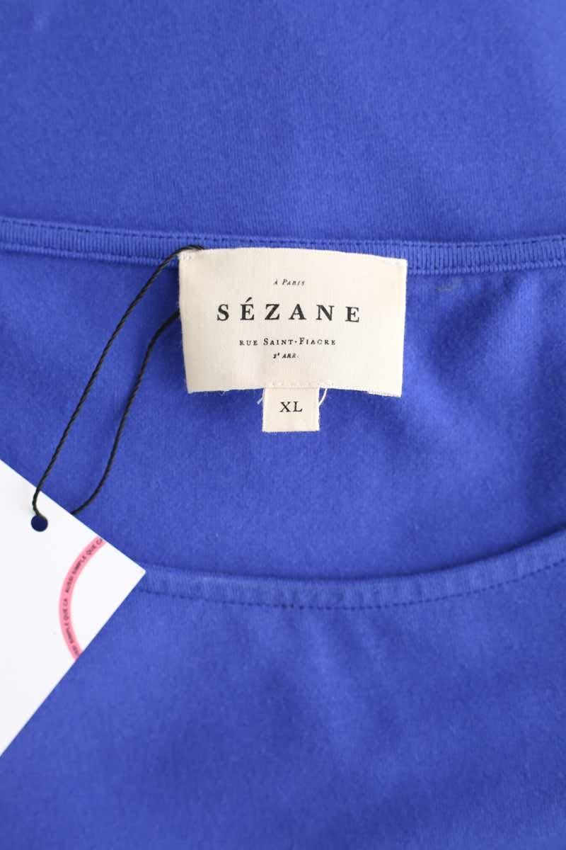Cotton dress SEZANE - Seconde main Blue