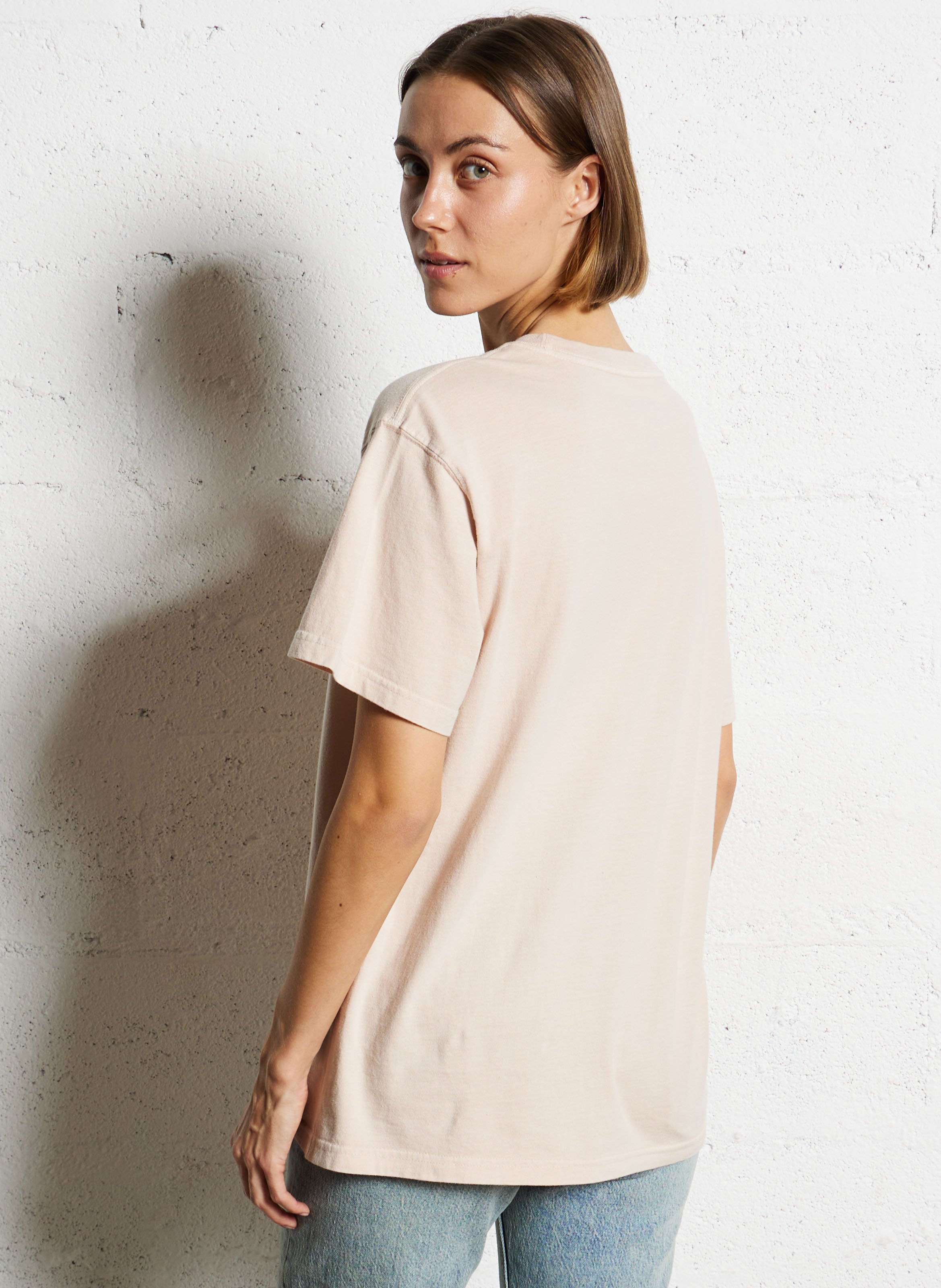 Oversized cotton screen-printed t-shirt NEWTONE Grey