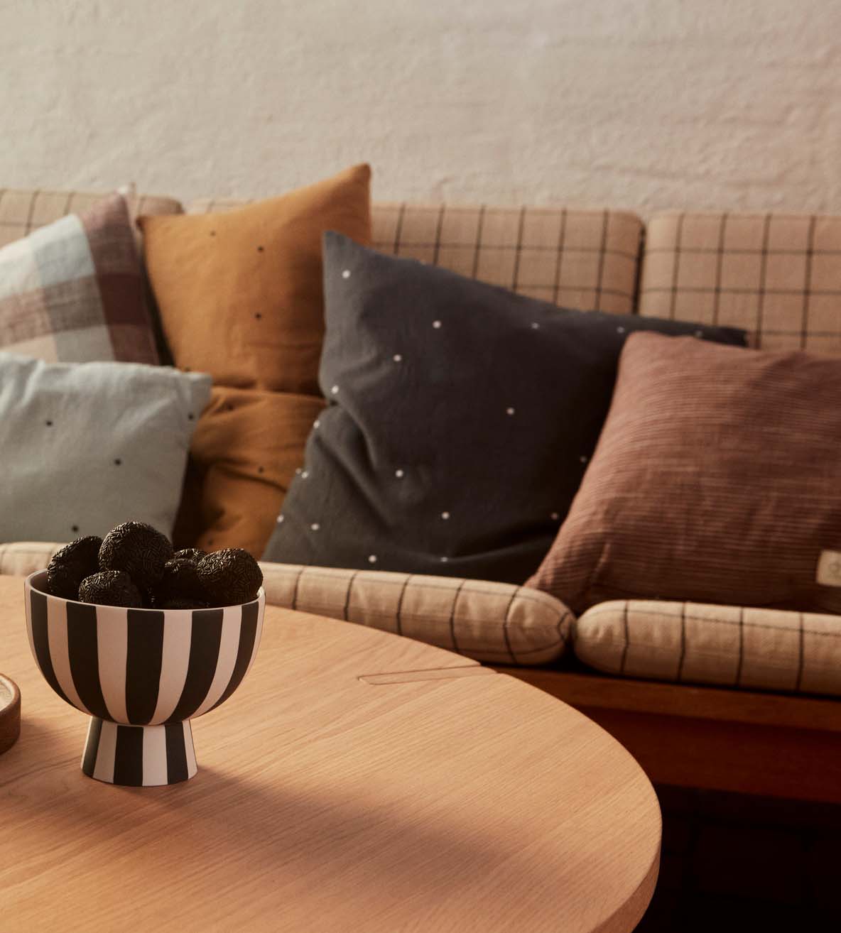 Cotton cushion cover OYOY LIVING DESIGN Black