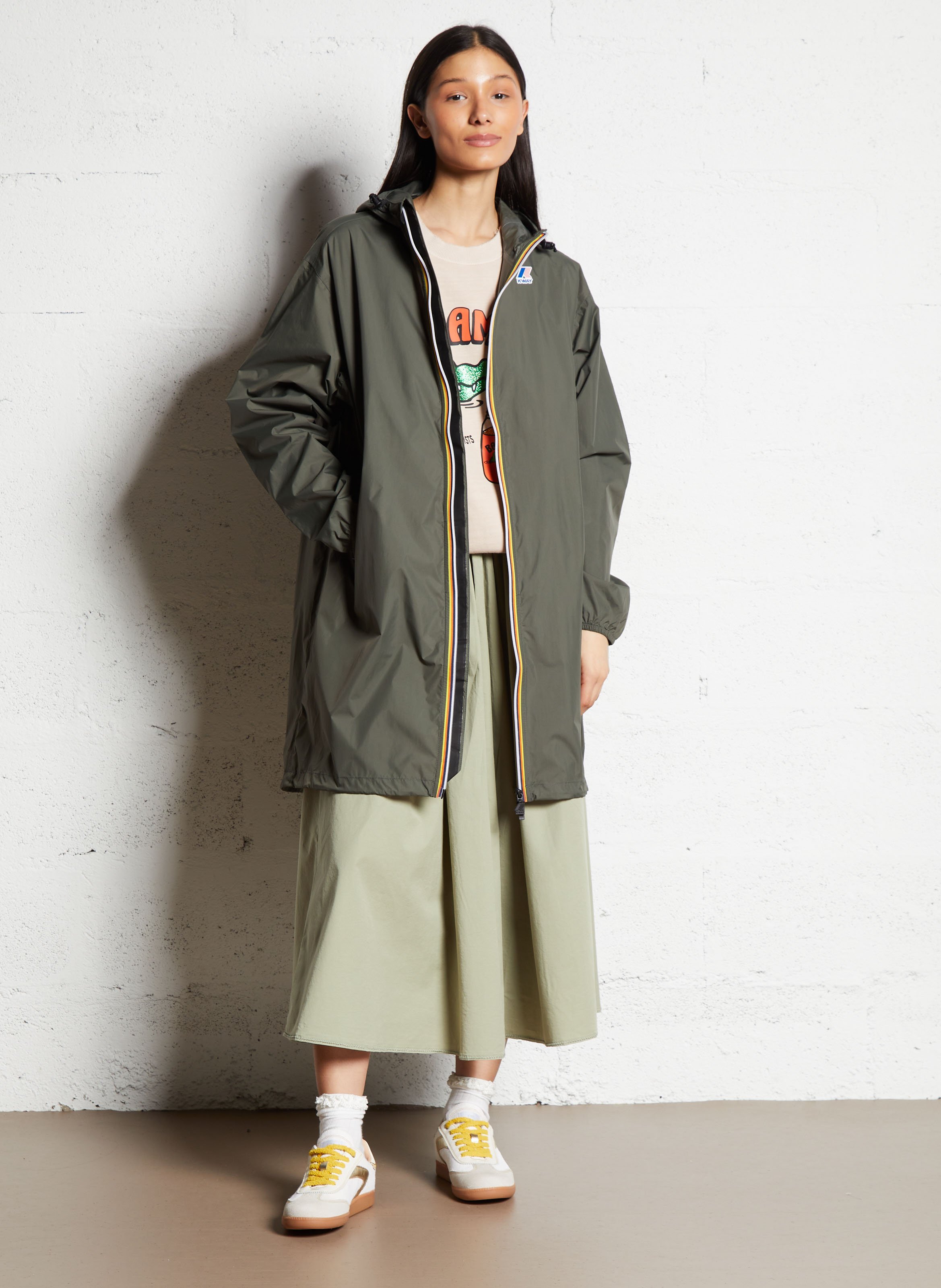 Regenjacke K-WAY Grun