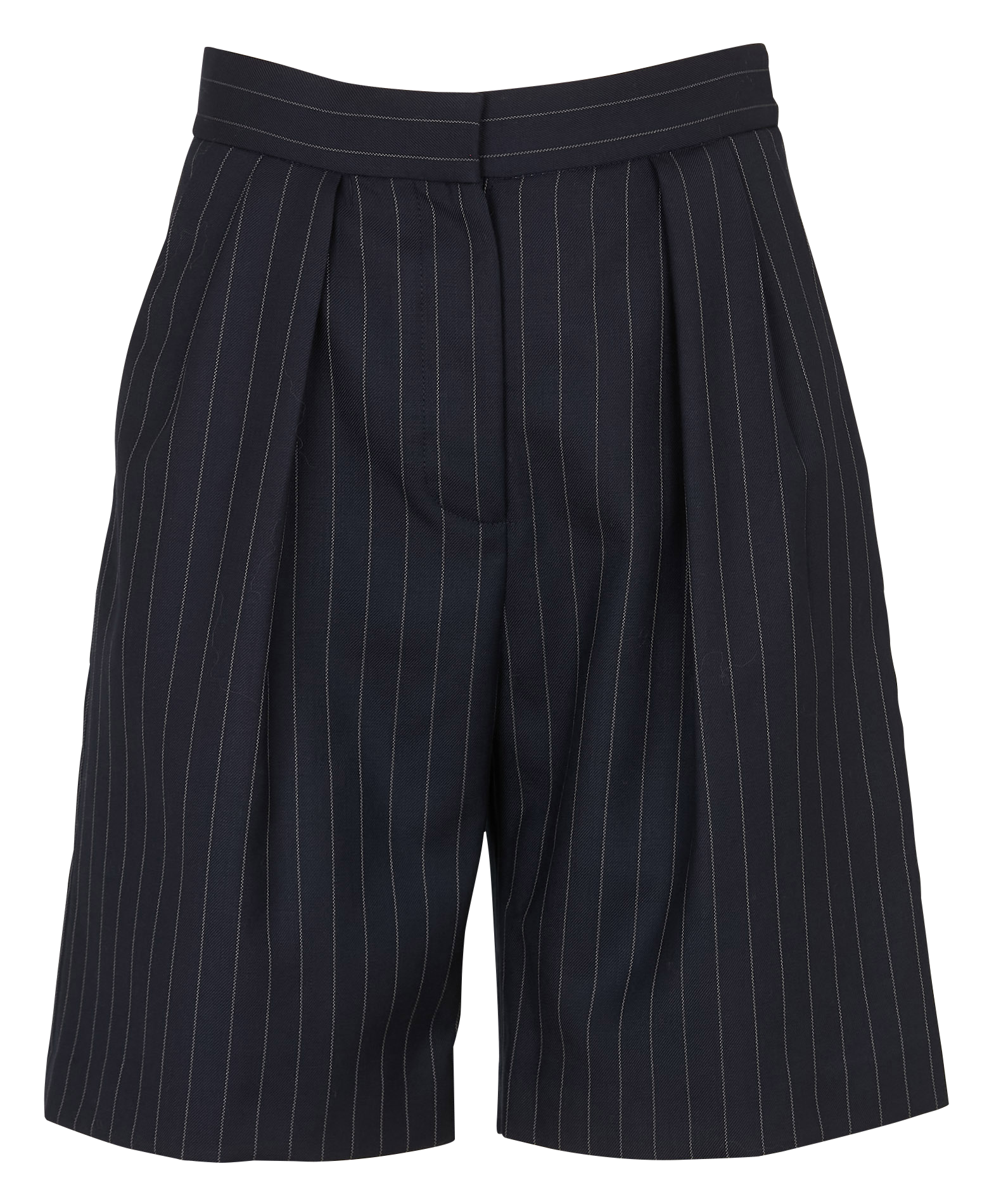 Bandplooishort | wolblend MARGAUX LONNBERG Blauw