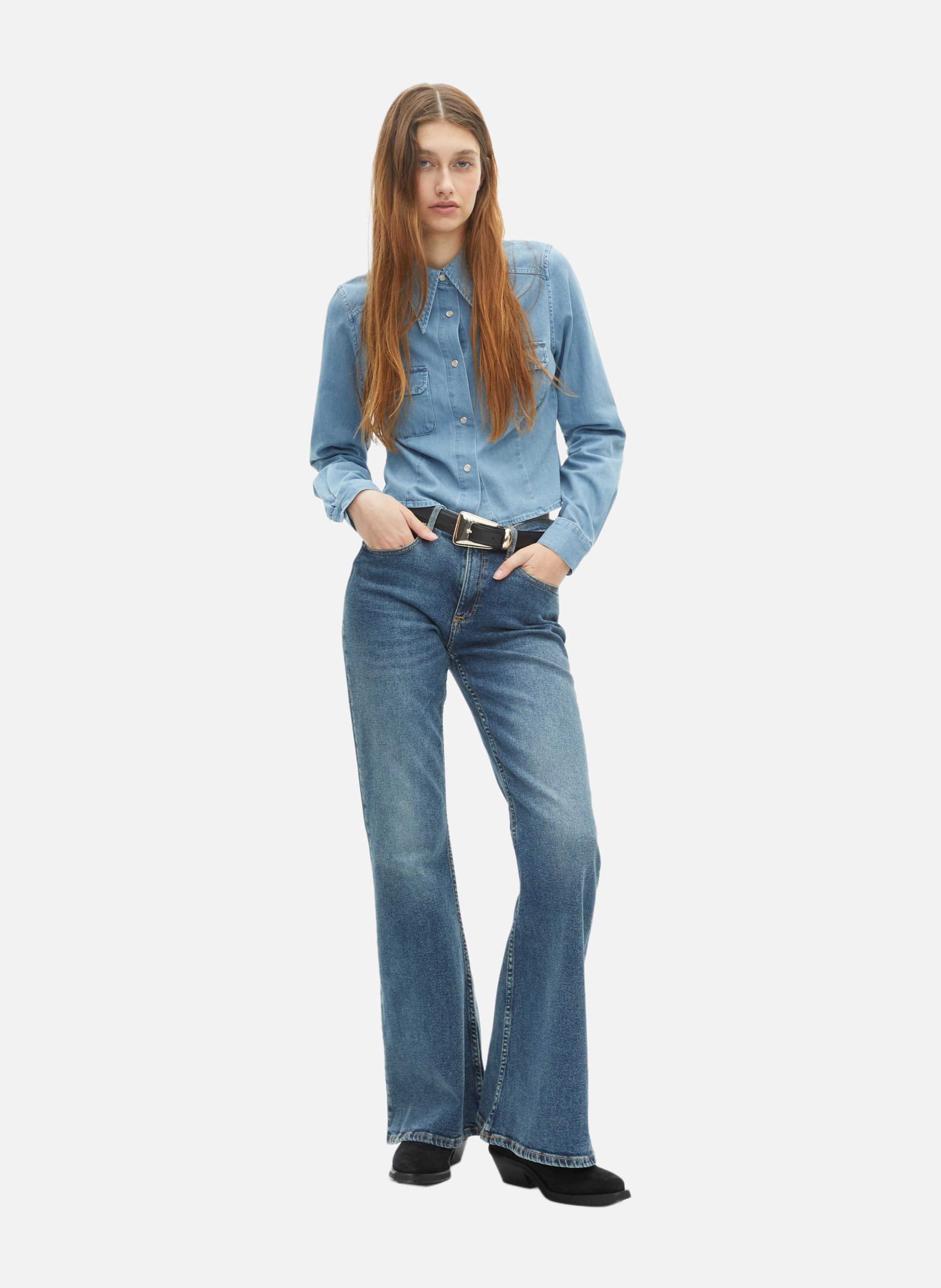 Denim shirt THE KOOPLES Blue