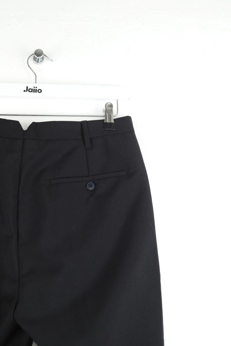 Bandol straight woollen trousers ACNE STUDIOS - Seconde Main Black