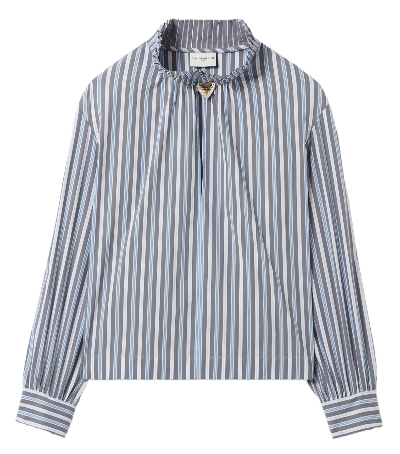 Victorian collar cotton blouse CLAUDIE PIERLOT Multicolored