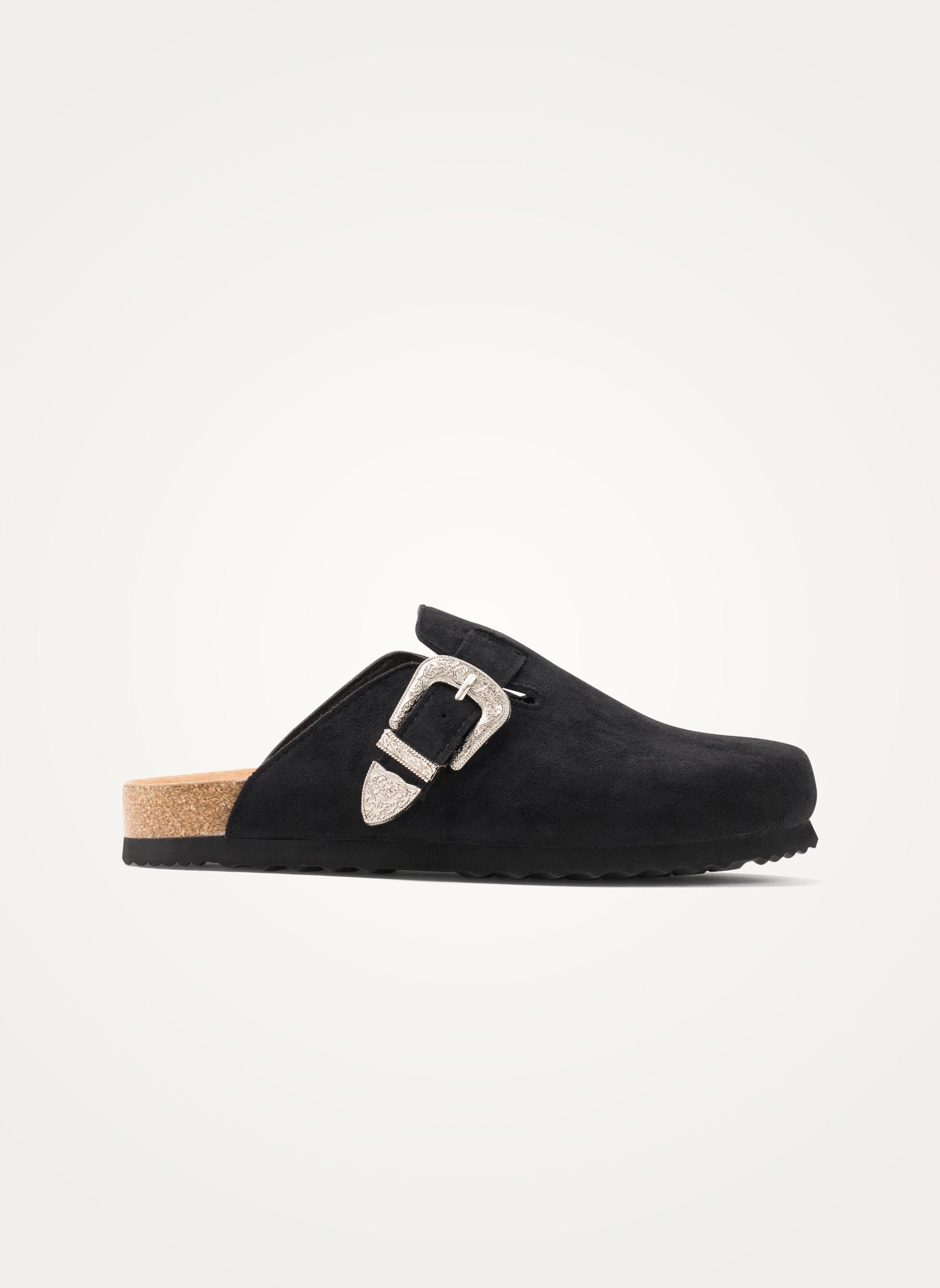 Sabots en fausse fourrure VANESSA WU Noir