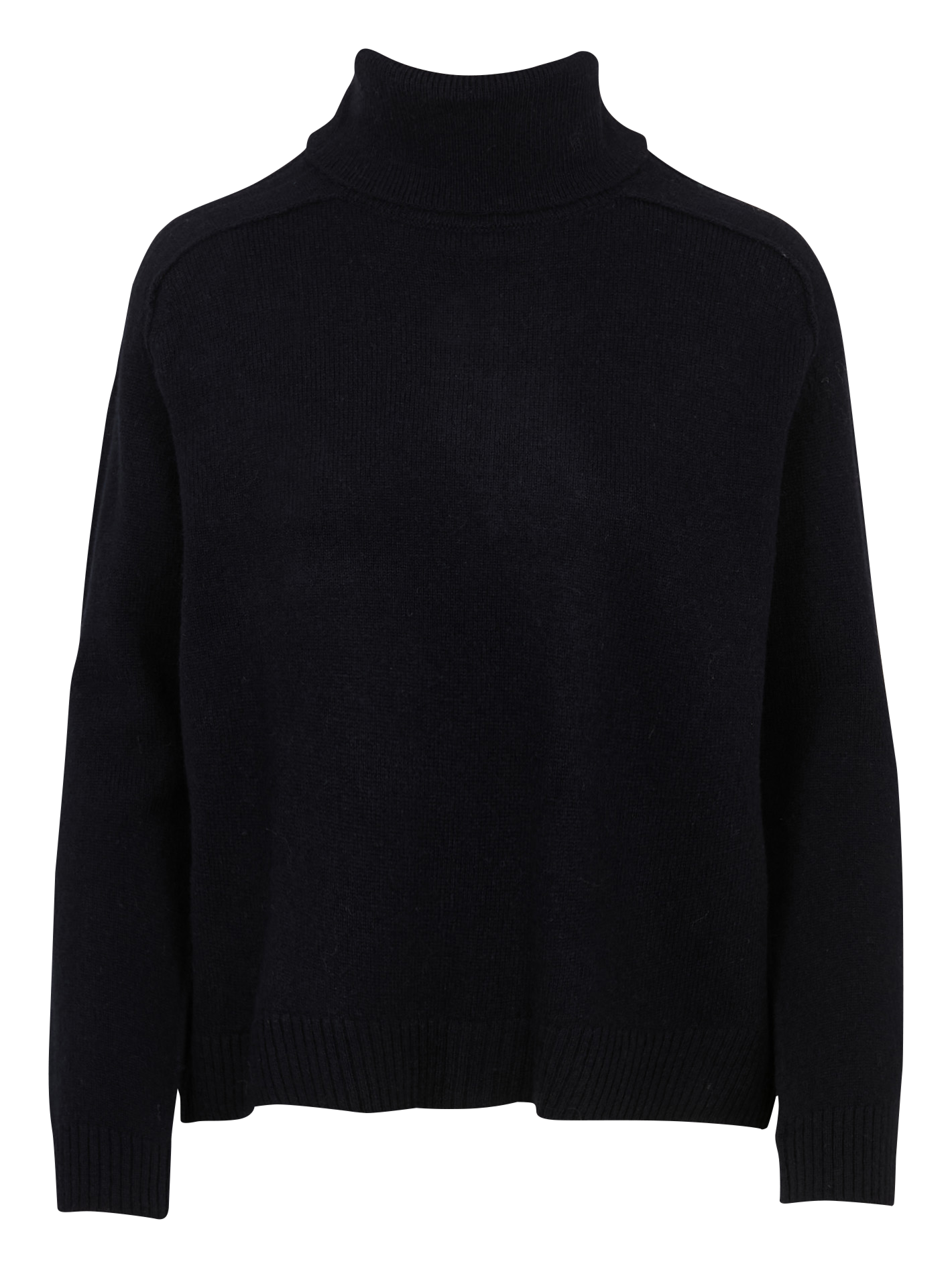 Pull droit col roulé en laine MAISON 123 Bleu