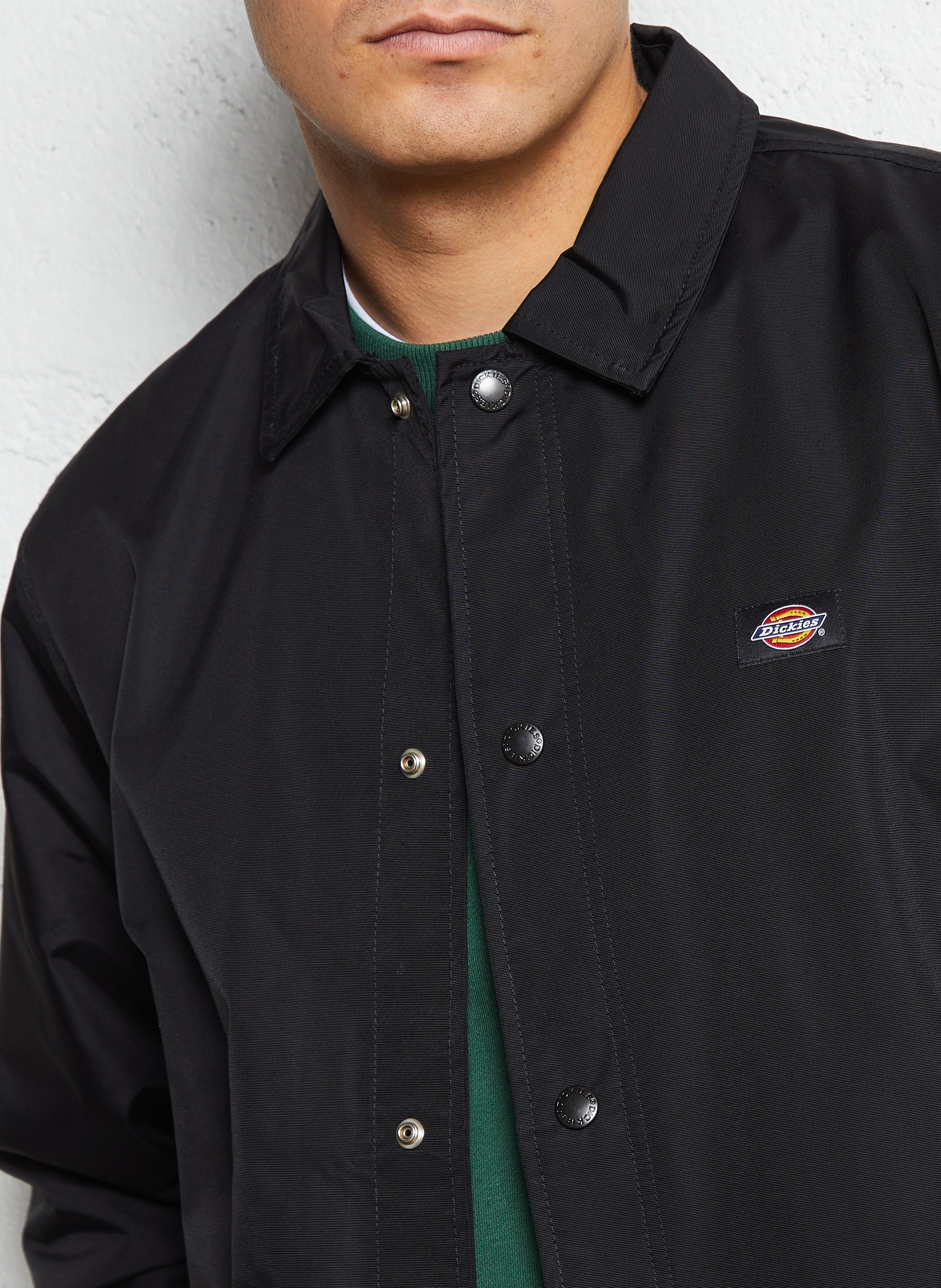 Jack met klassieke kraag DICKIES Zwart