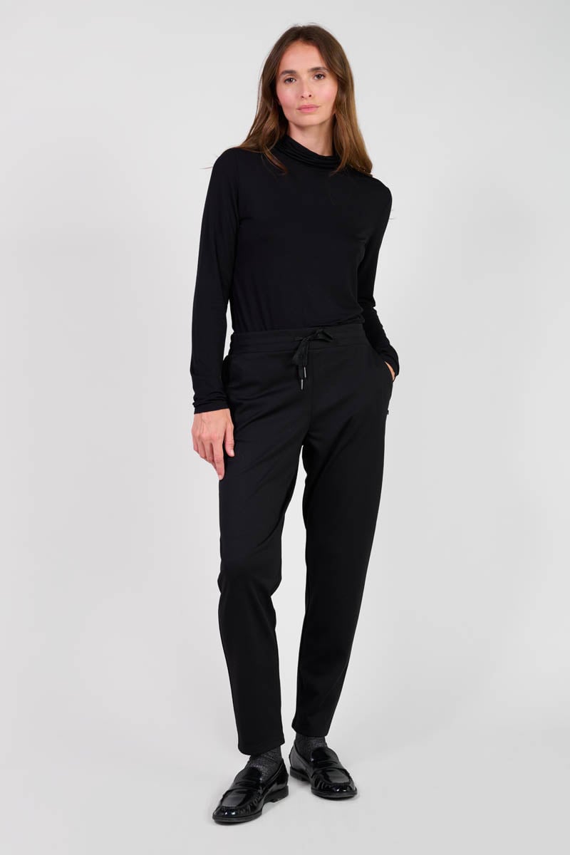 Straight pants LE TEMPS DES CERISES Black