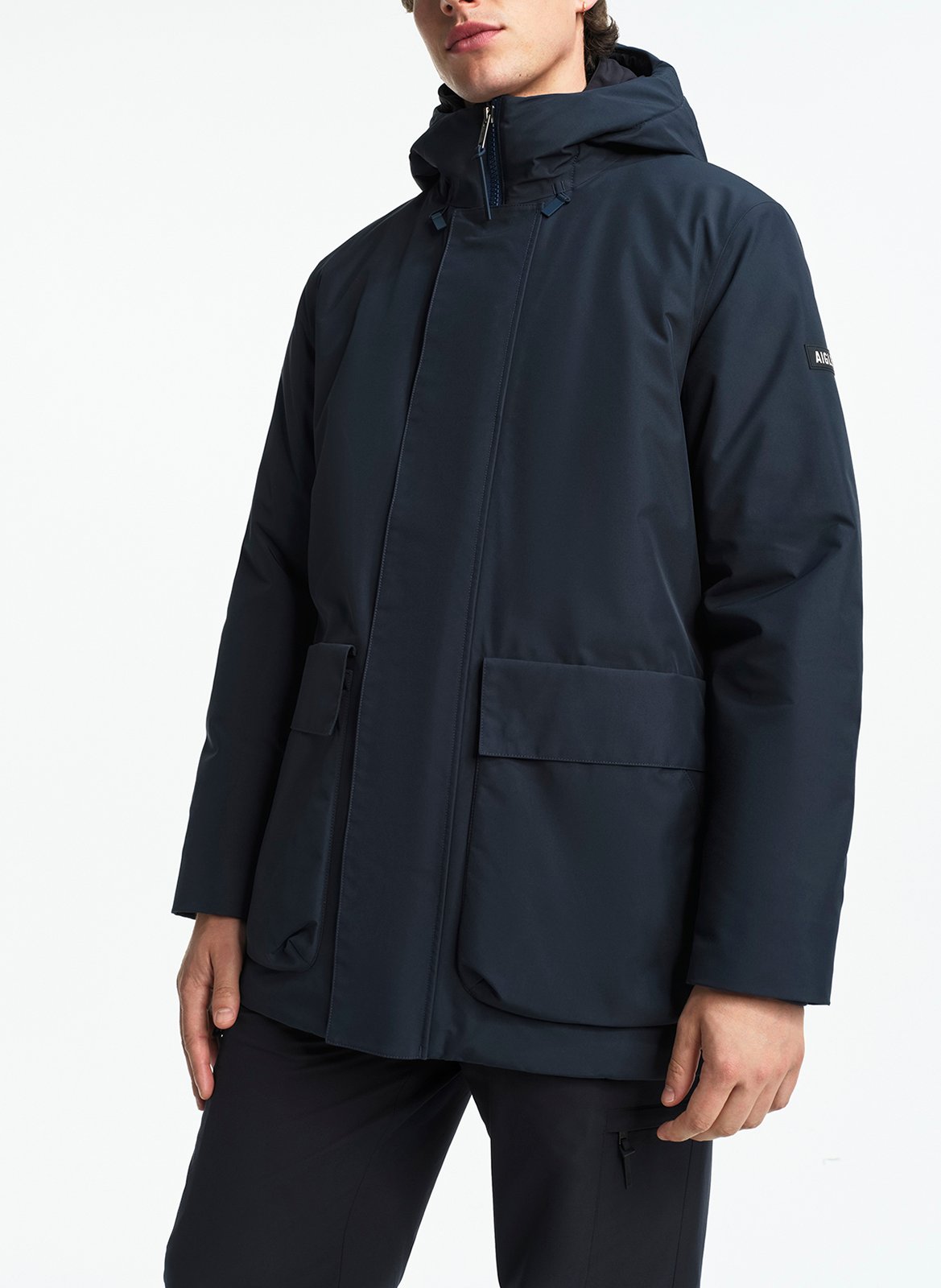 Parka à capuche AIGLE Bleu