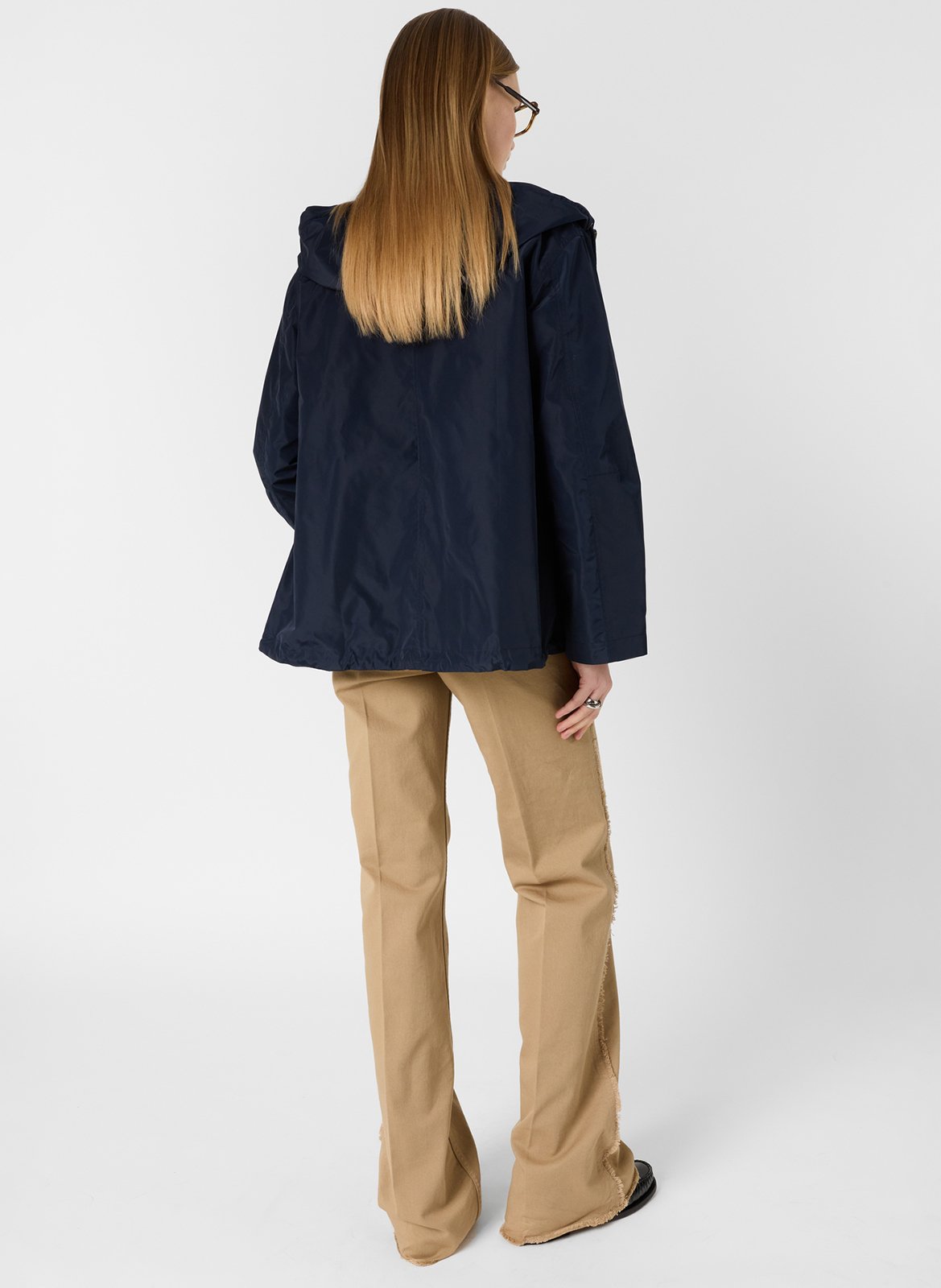 Straight reversible hooded parka GERARD DAREL Blue