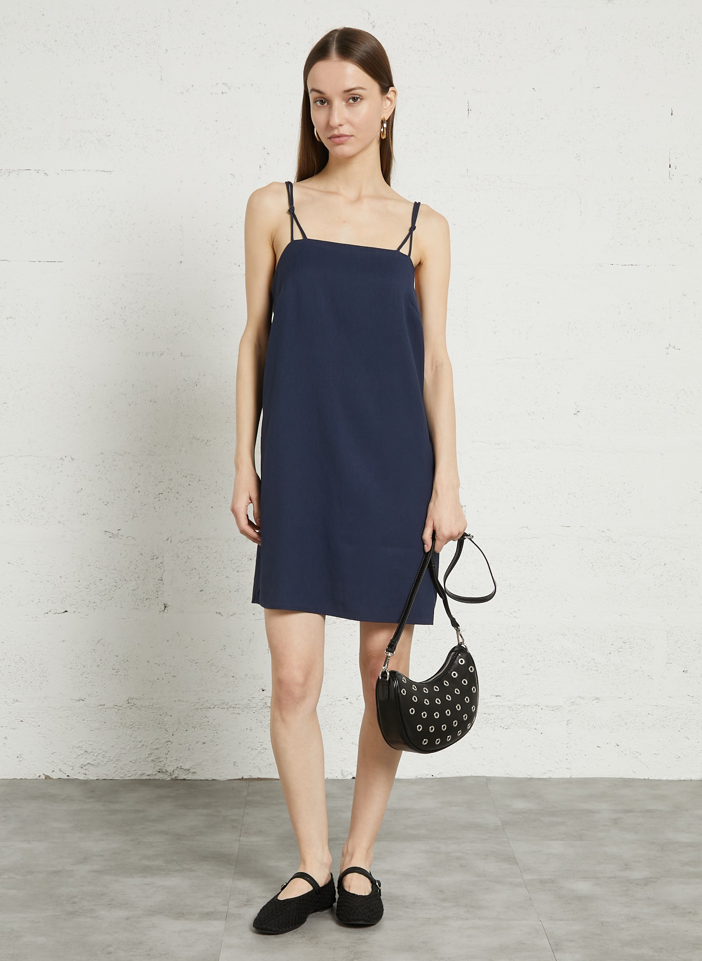 Tasche mit Ösen AU PRINTEMPS PARIS Schwarz