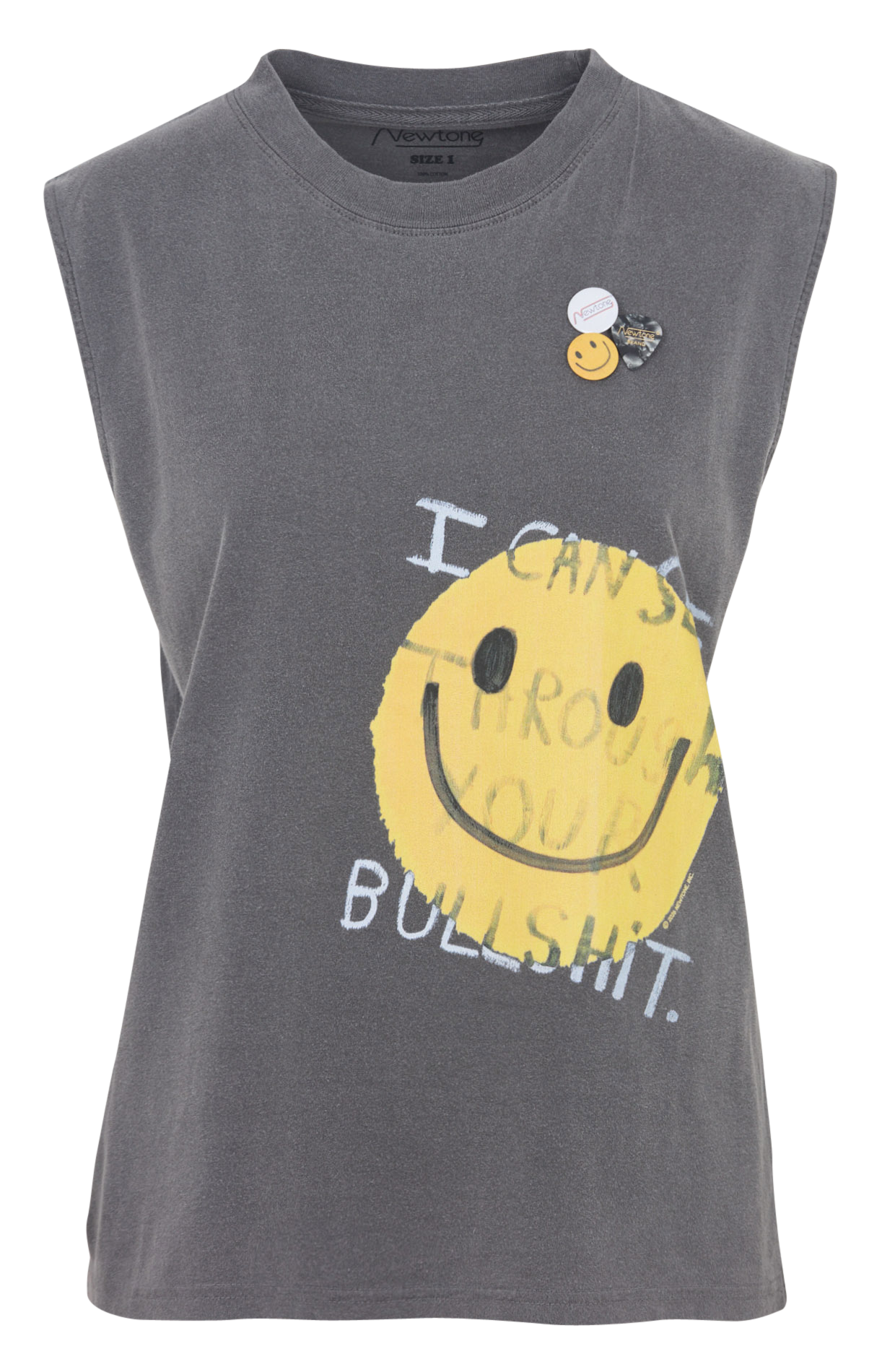 Printed cardigan NEWTONE Grey