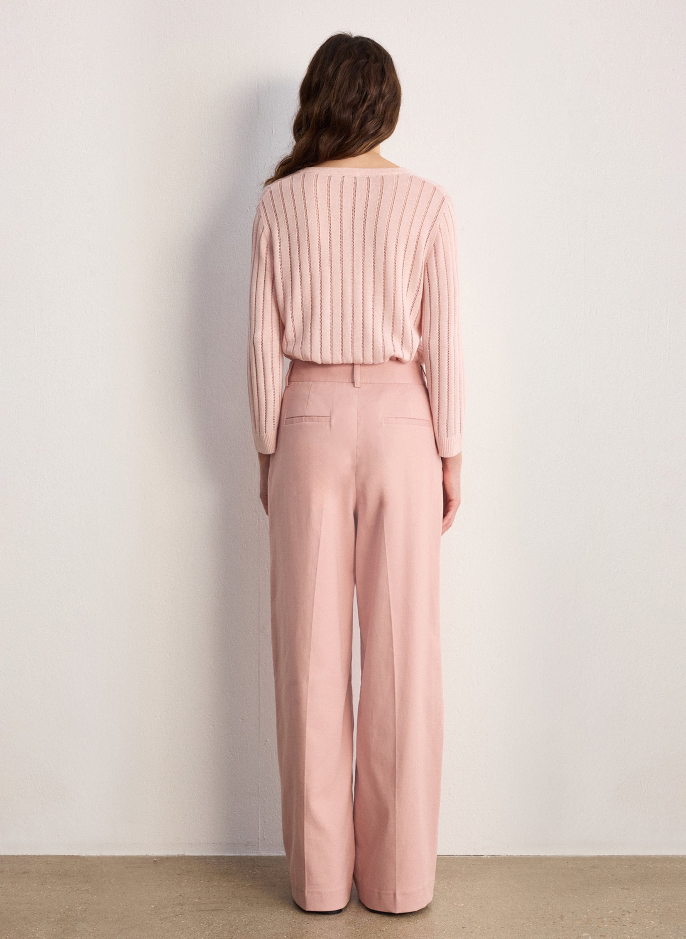 Bobhoedje - katoenblend PABLO Roze