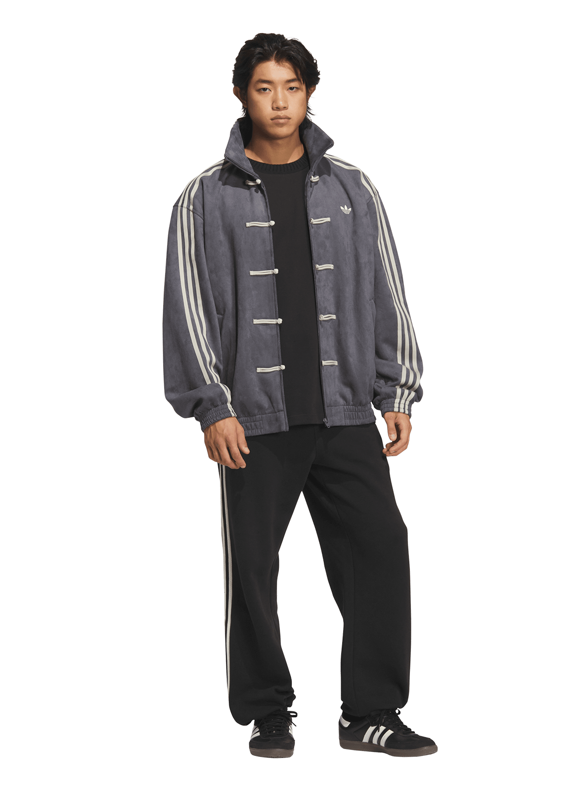 Jacke mit Stehkragen ADIDAS Grau