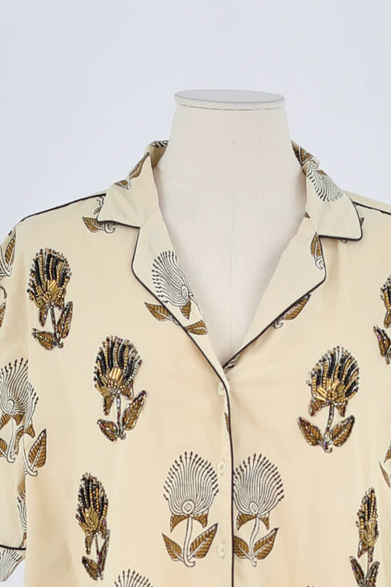 Shirt CHLOE STORA - SECONDE MAIN Beige