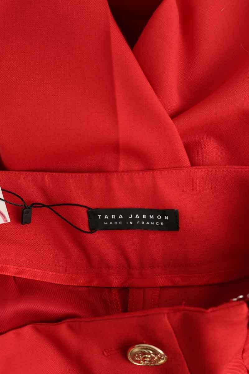 Pantalon large TARA JARMON - Seconde Main Rouge