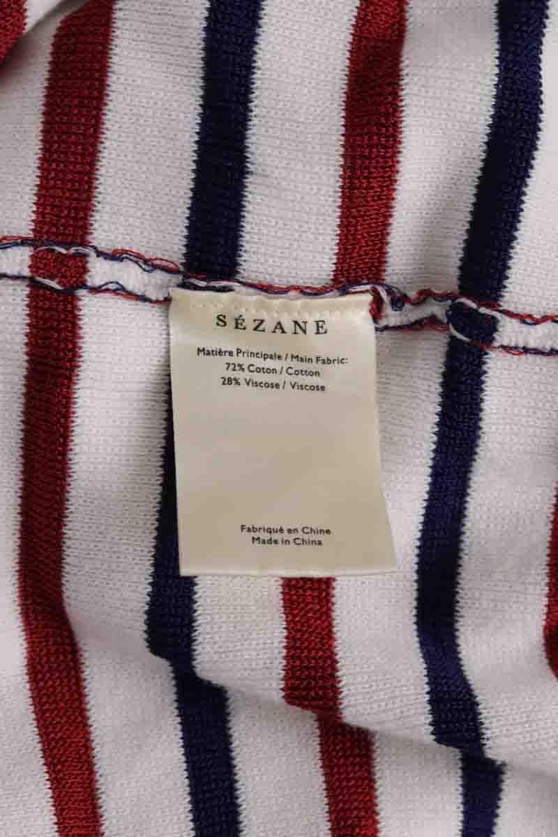Pull SEZANE - Seconde main Blanc