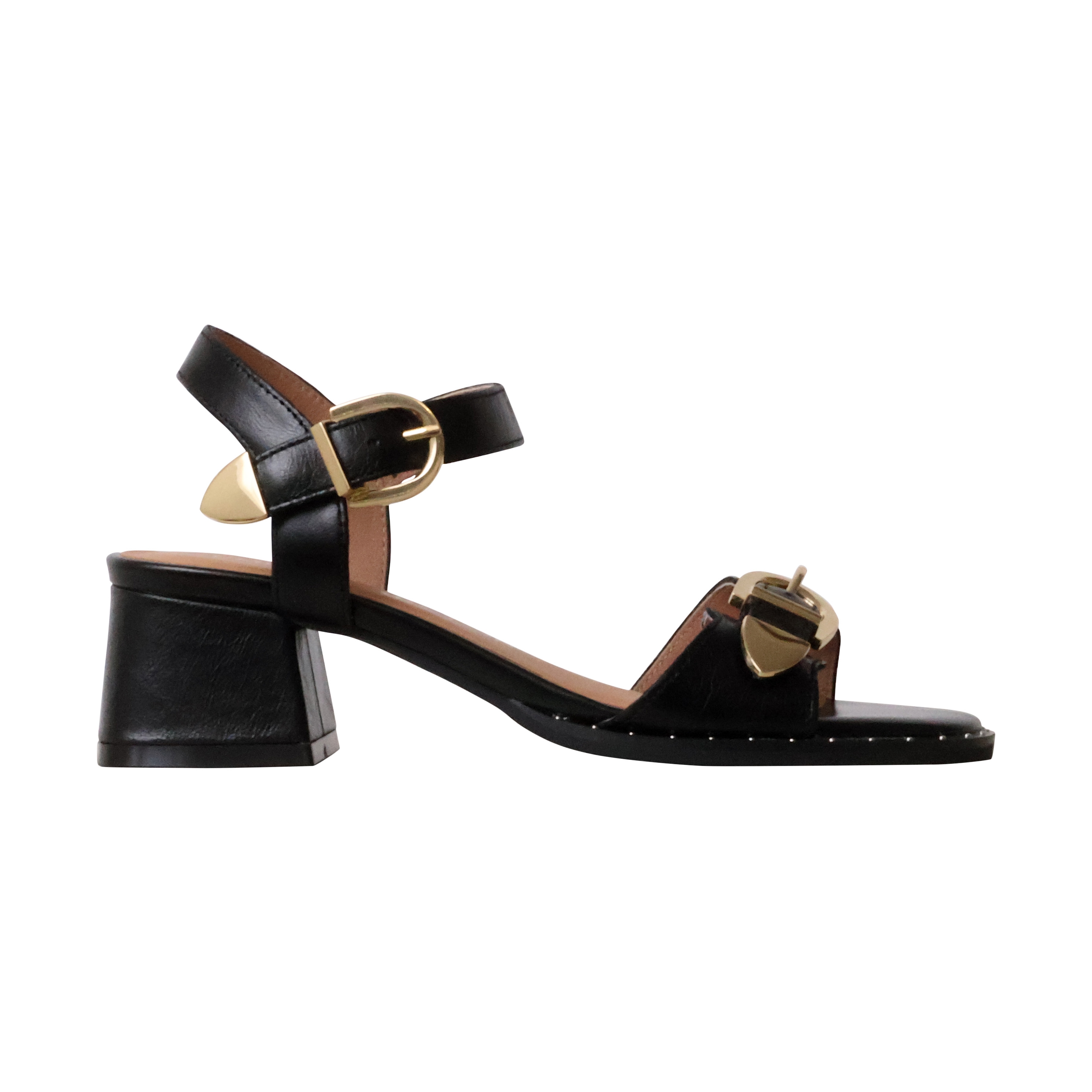 Leather heeled sandals - Keith EMILIE KARSTON