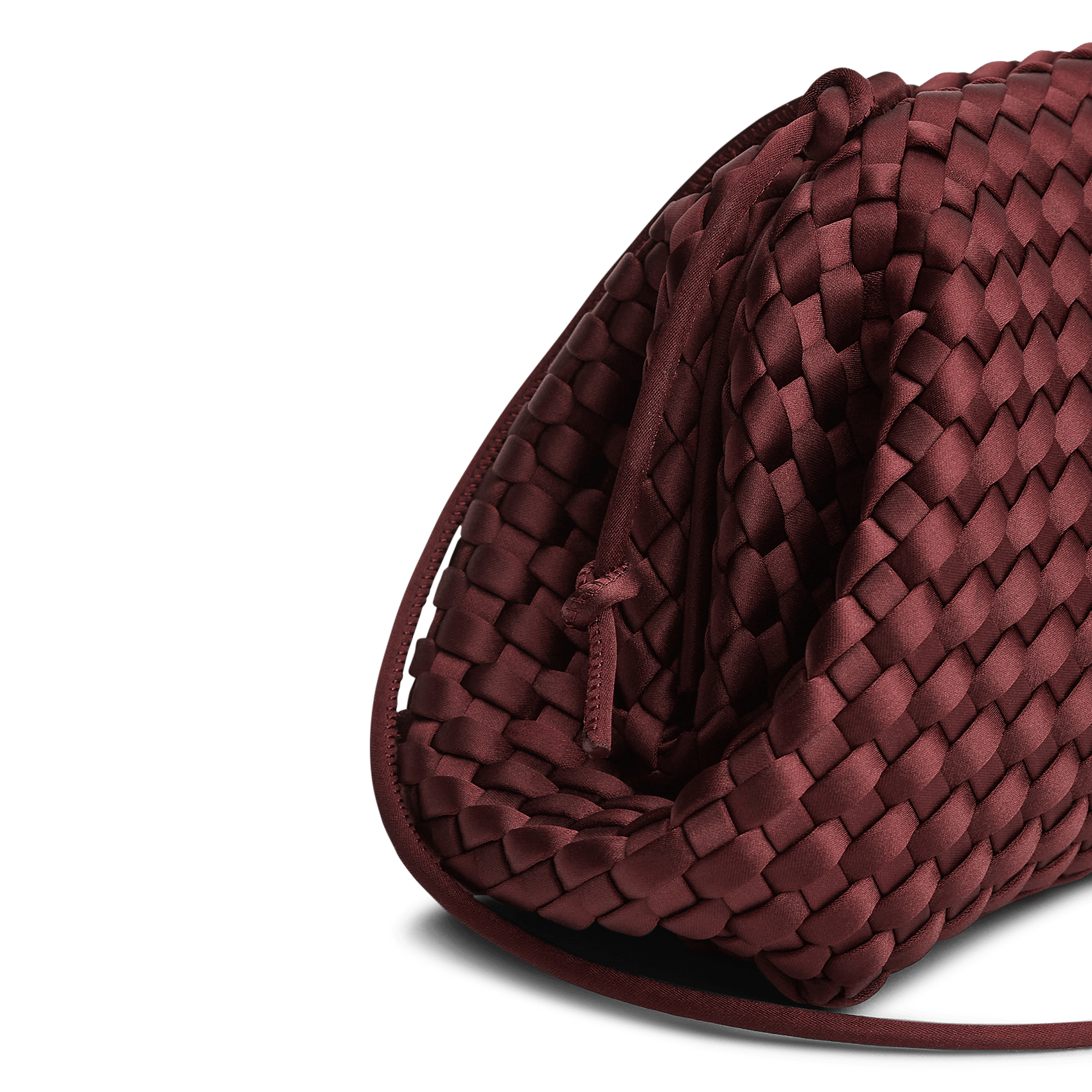 Pochette à bandoulière tressée MARREA Rouge