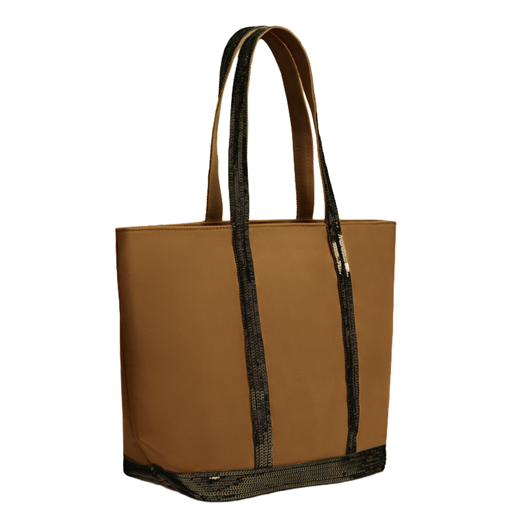 Cotton tote bag VANESSA BRUNO Brown