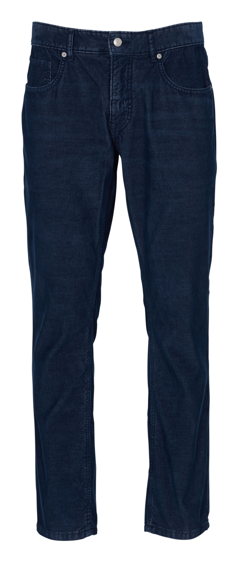 Straight-leg velvet cotton pants PEPE JEANS Blue