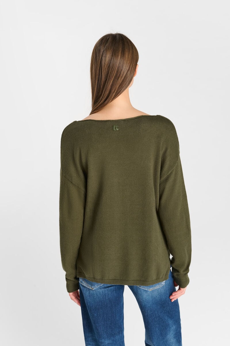 Tinga sweater LE TEMPS DES CERISES Khaki
