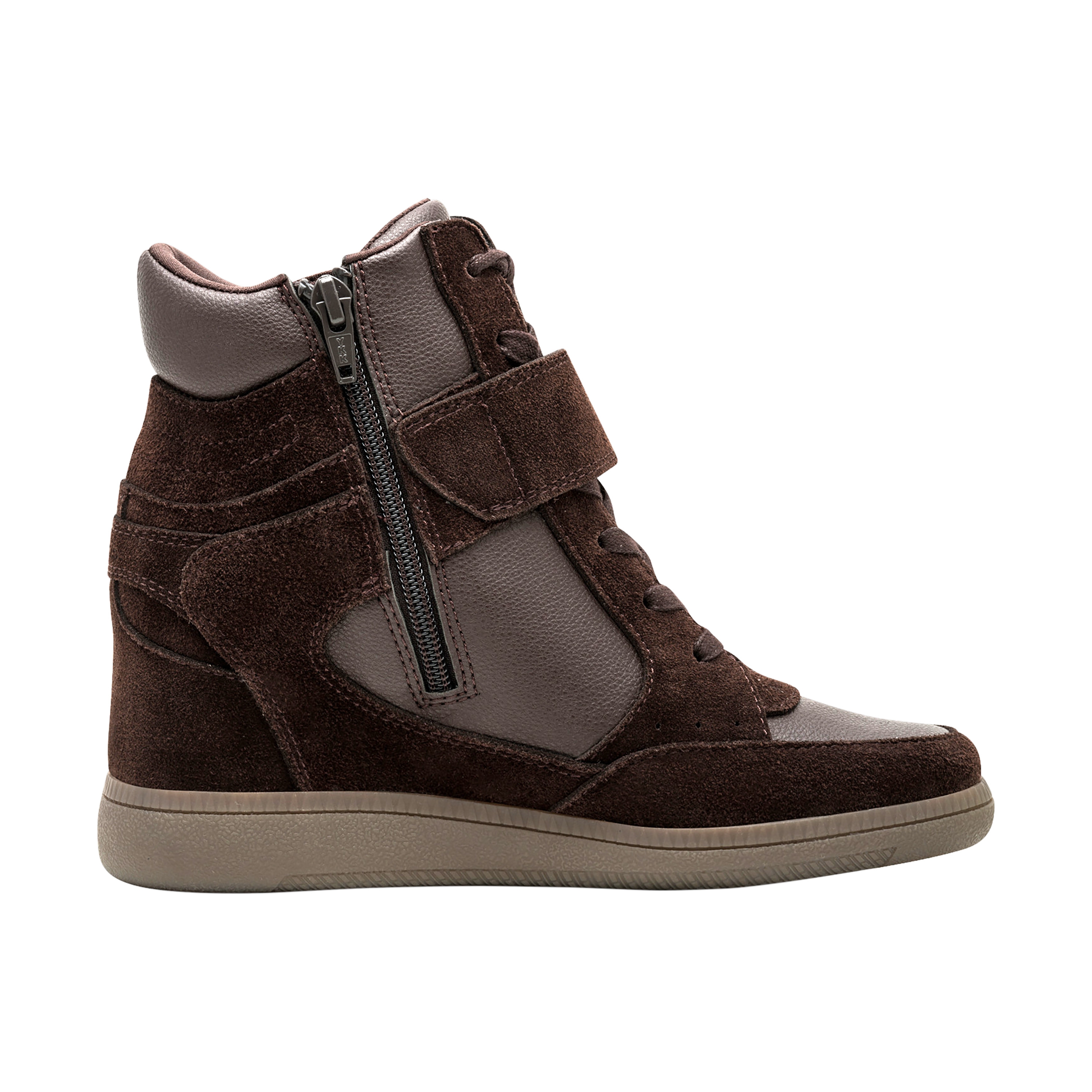 High-top leather sneakers TAMARIS