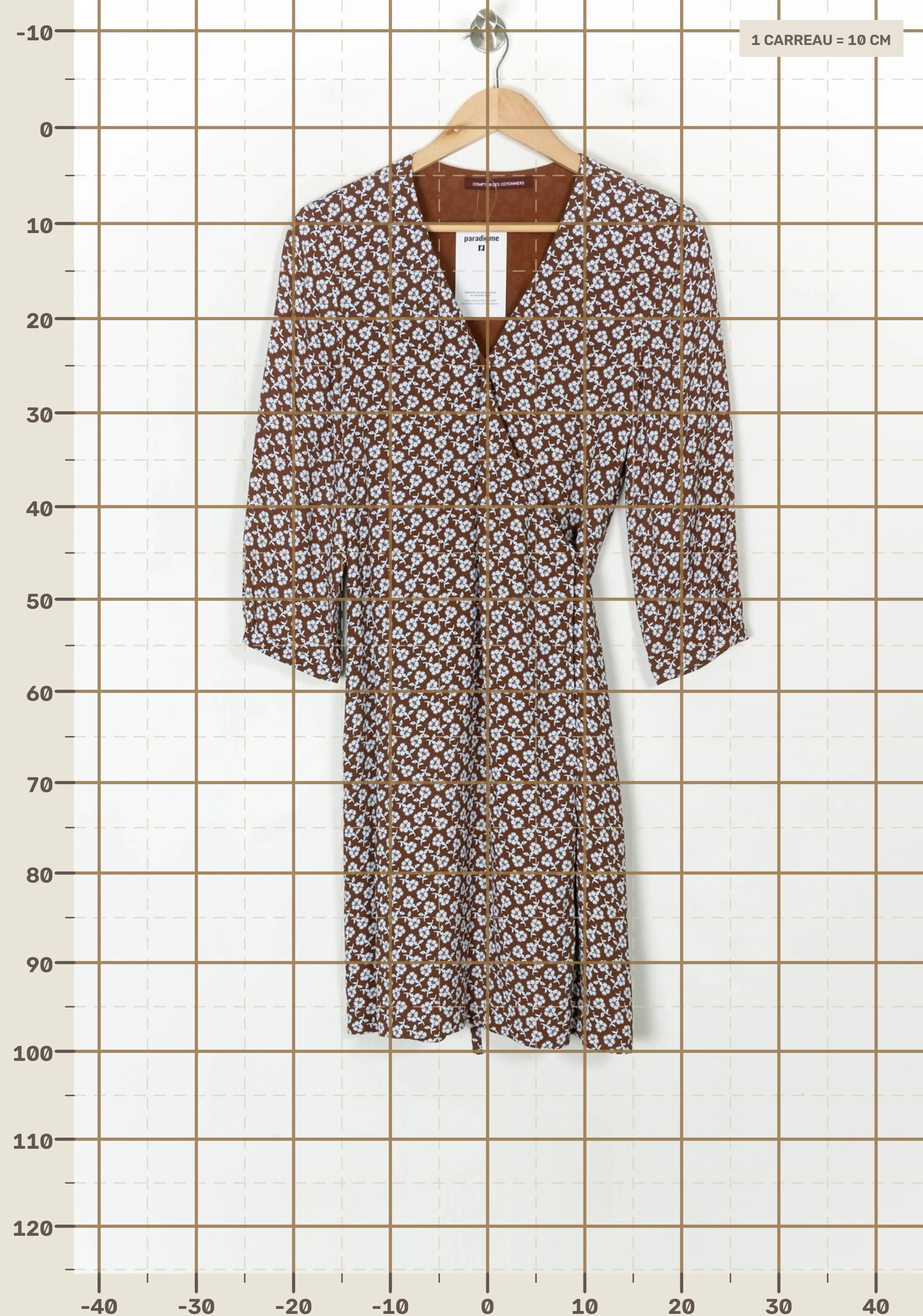 Short & midi dress COMPTOIR DES COTONNIERS - Seconde main Brown