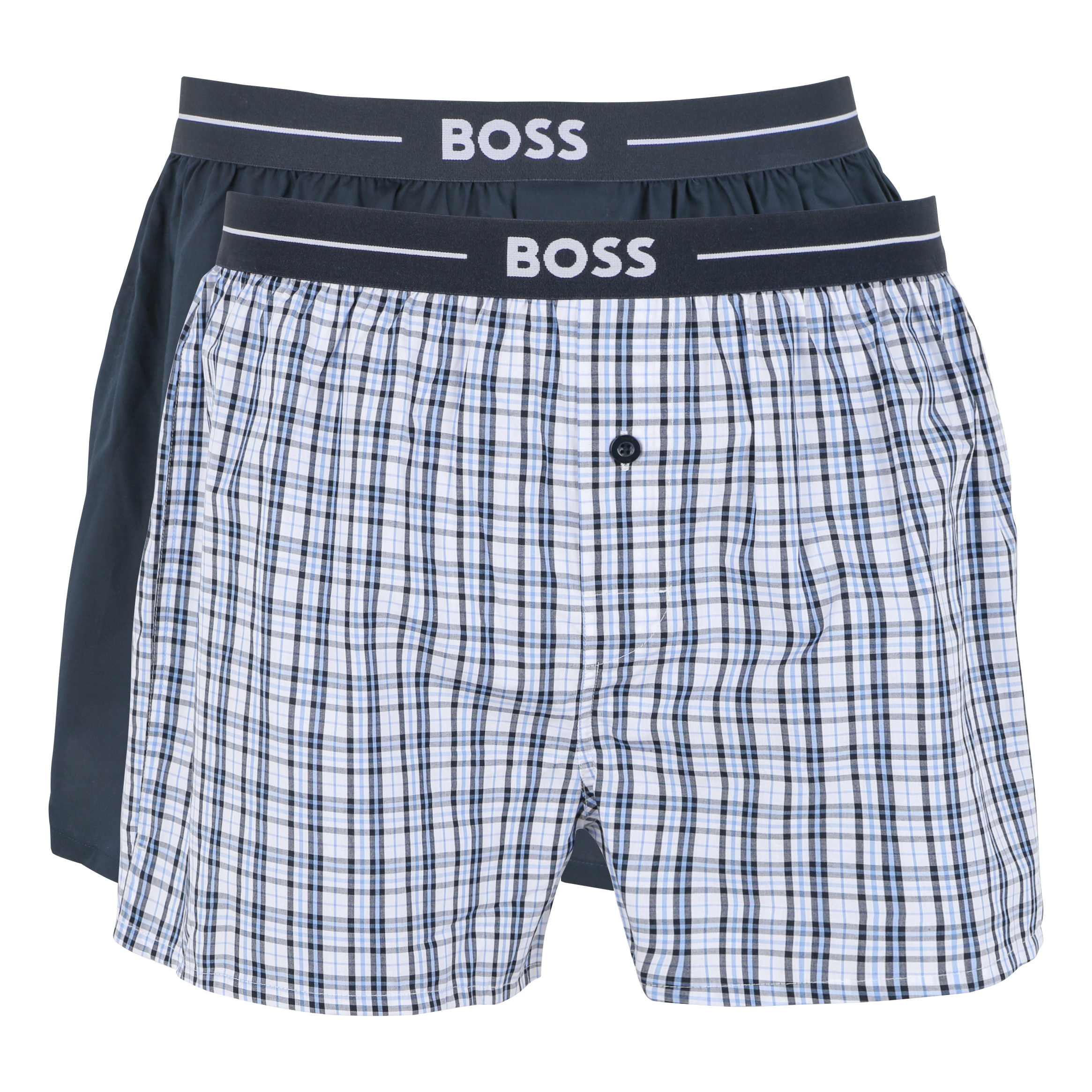 Pack of two pairs of cotton boxer shorts BOSS