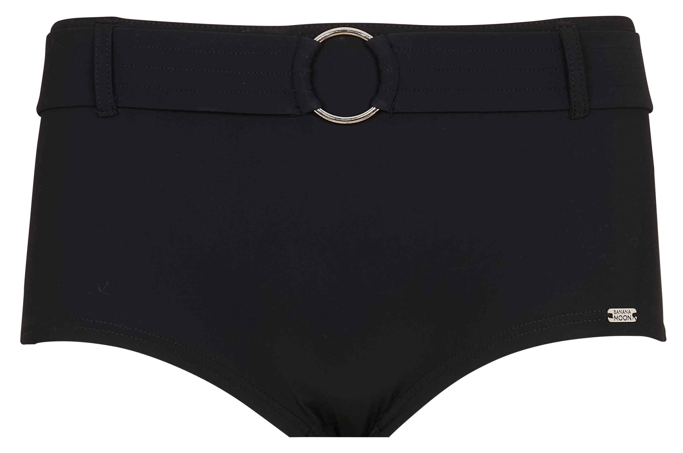 Bikinihose mit Gürtel Schwarz