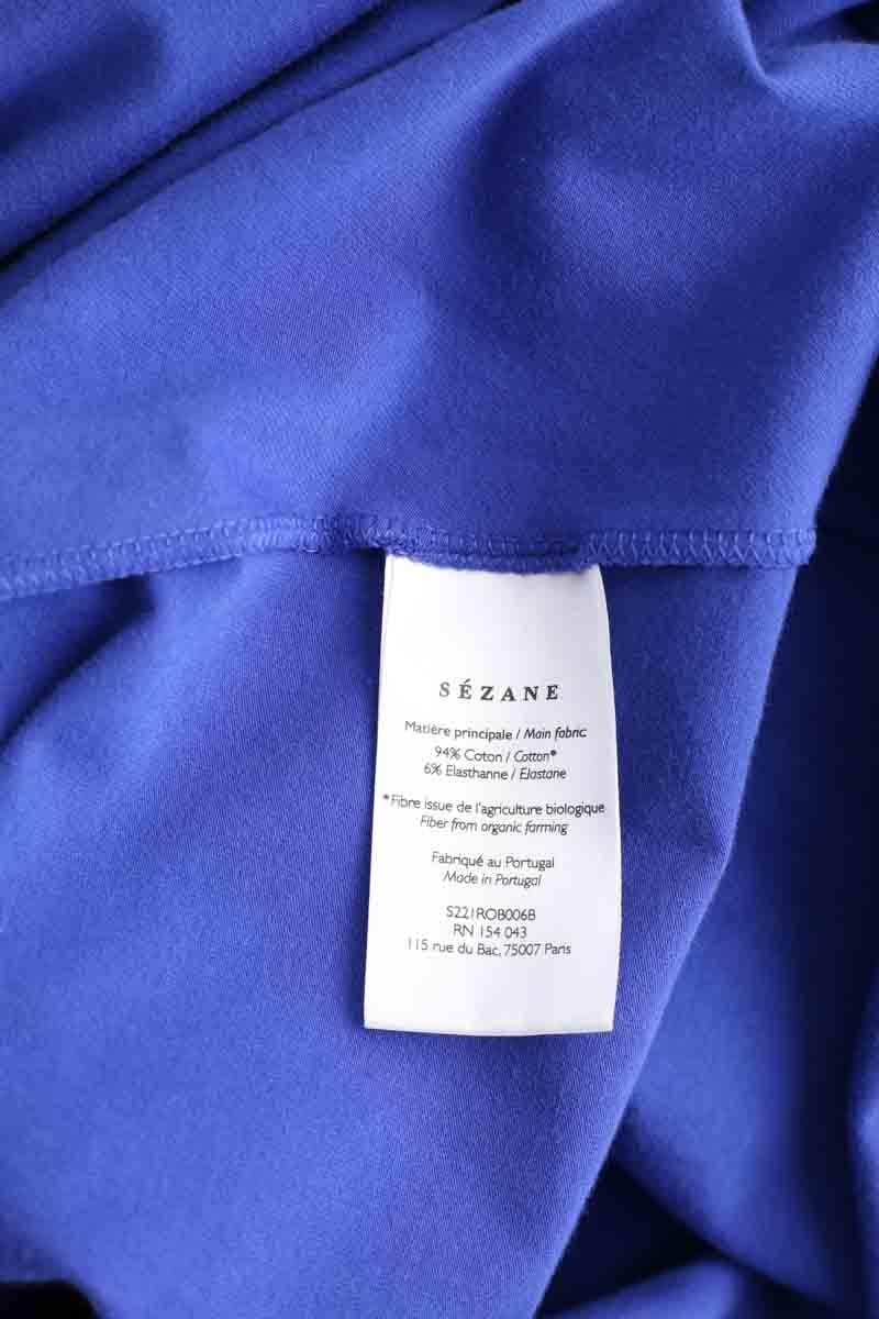Cotton dress SEZANE - Seconde main Blue