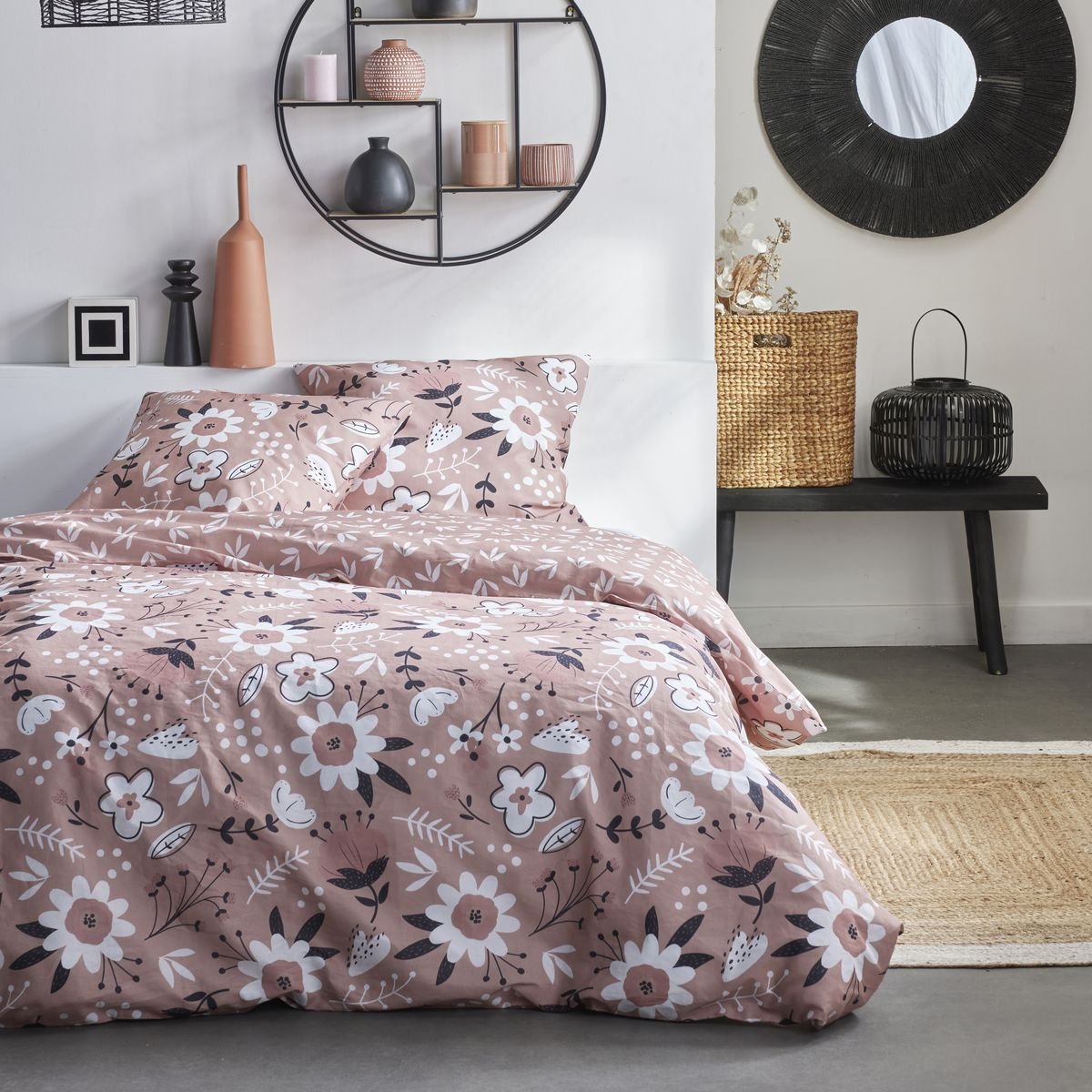 Cotton bedding set TODAY LINGE DE MAISON Pink