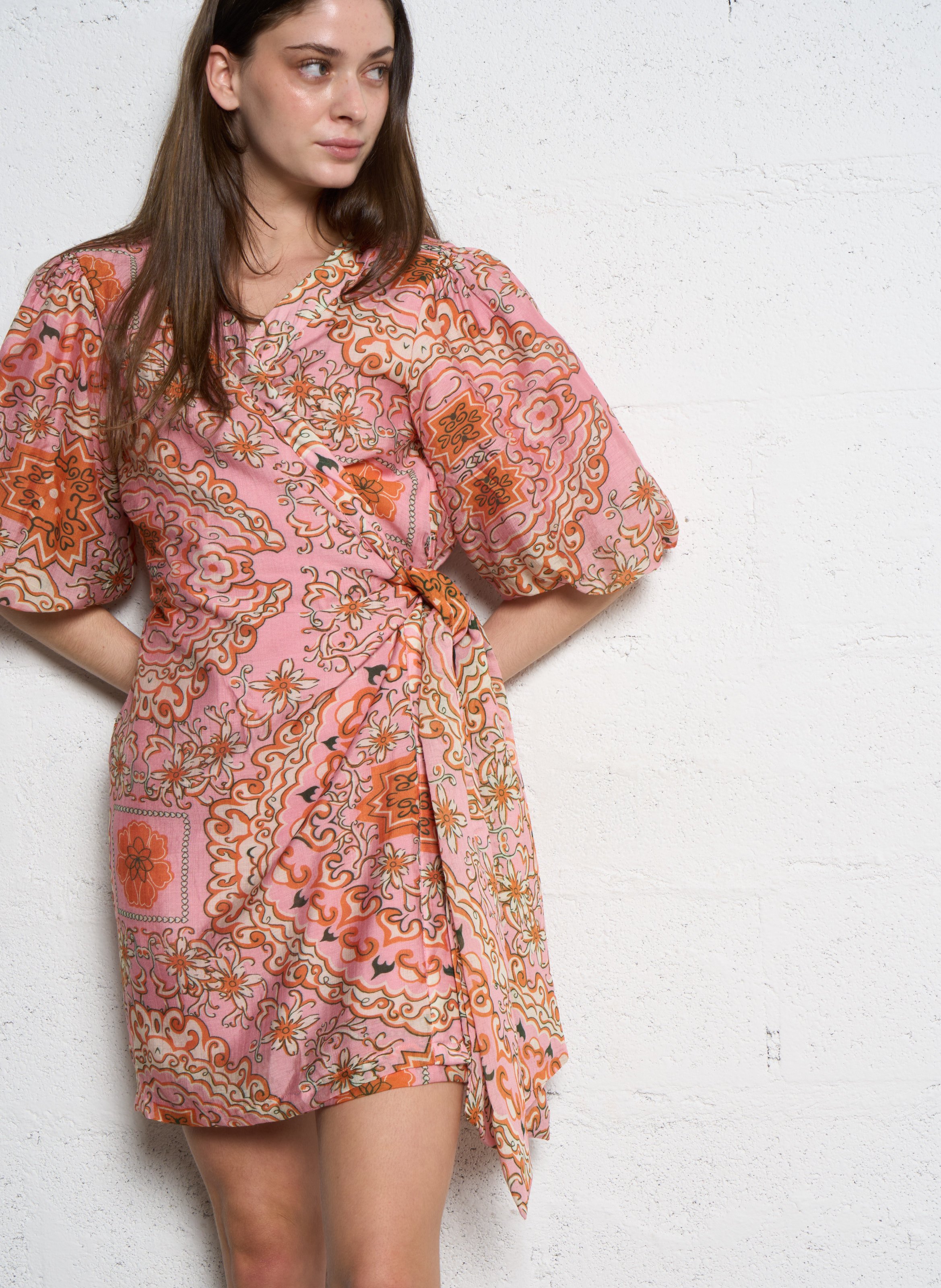 Birmane printed dress OBJECT Pink