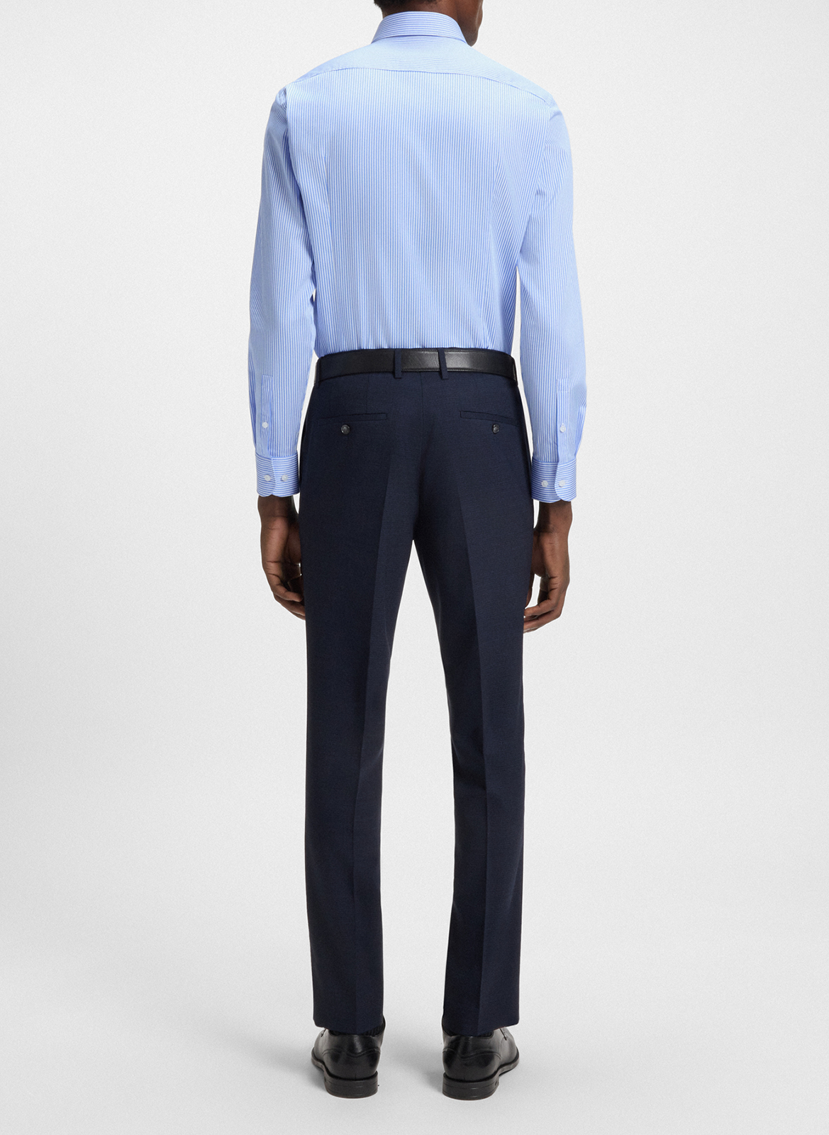 Cotton shirt BOSS Blue