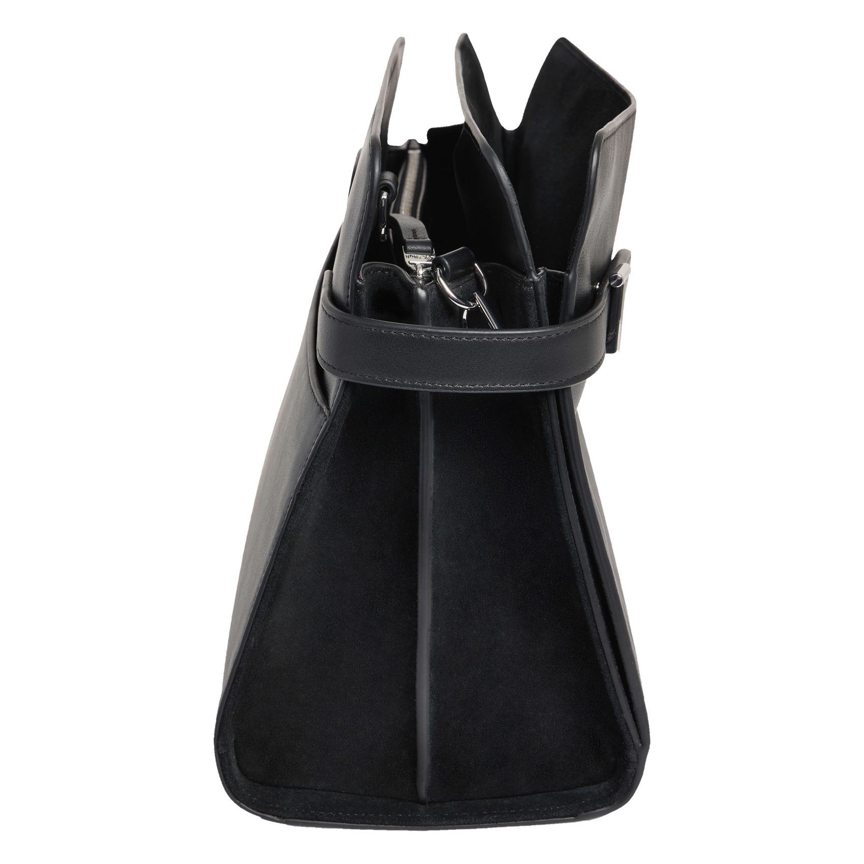 Sac bandoulière en cuir LE TANNEUR Noir