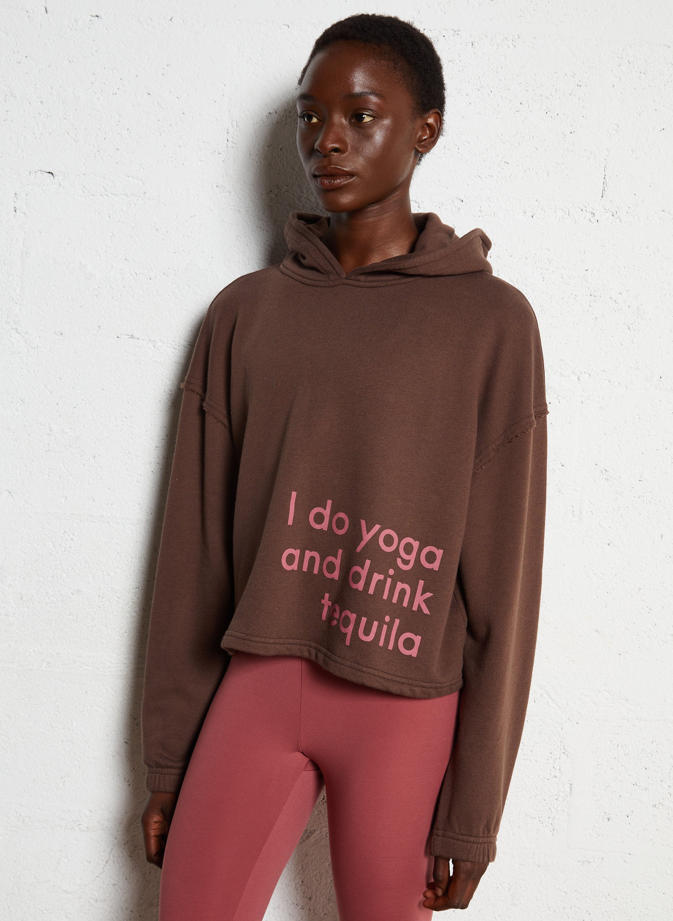 Sweat droit en coton mélangé BA&SH