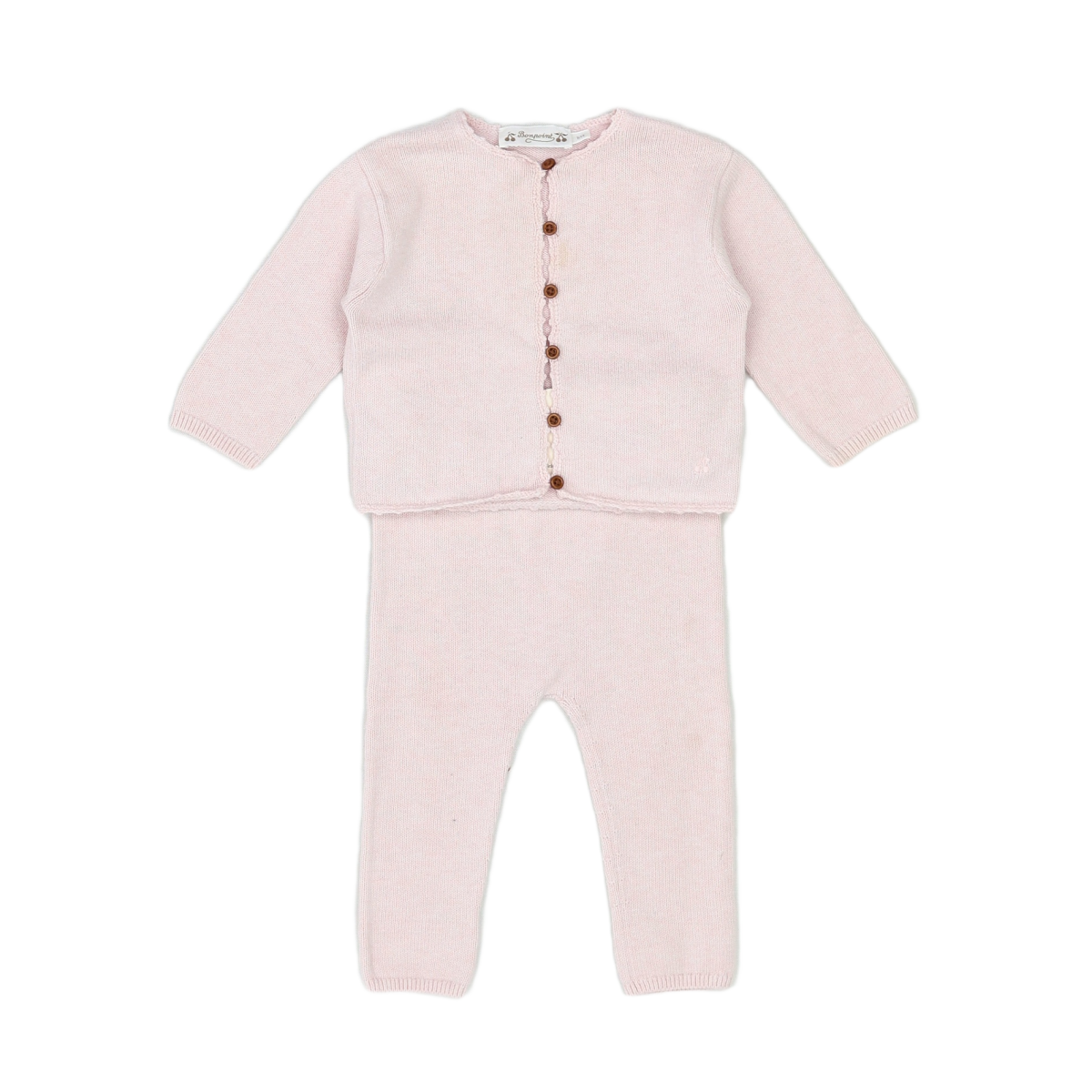 Pink Baby Set - 6 months BONPOINT - Seconde Main Pink