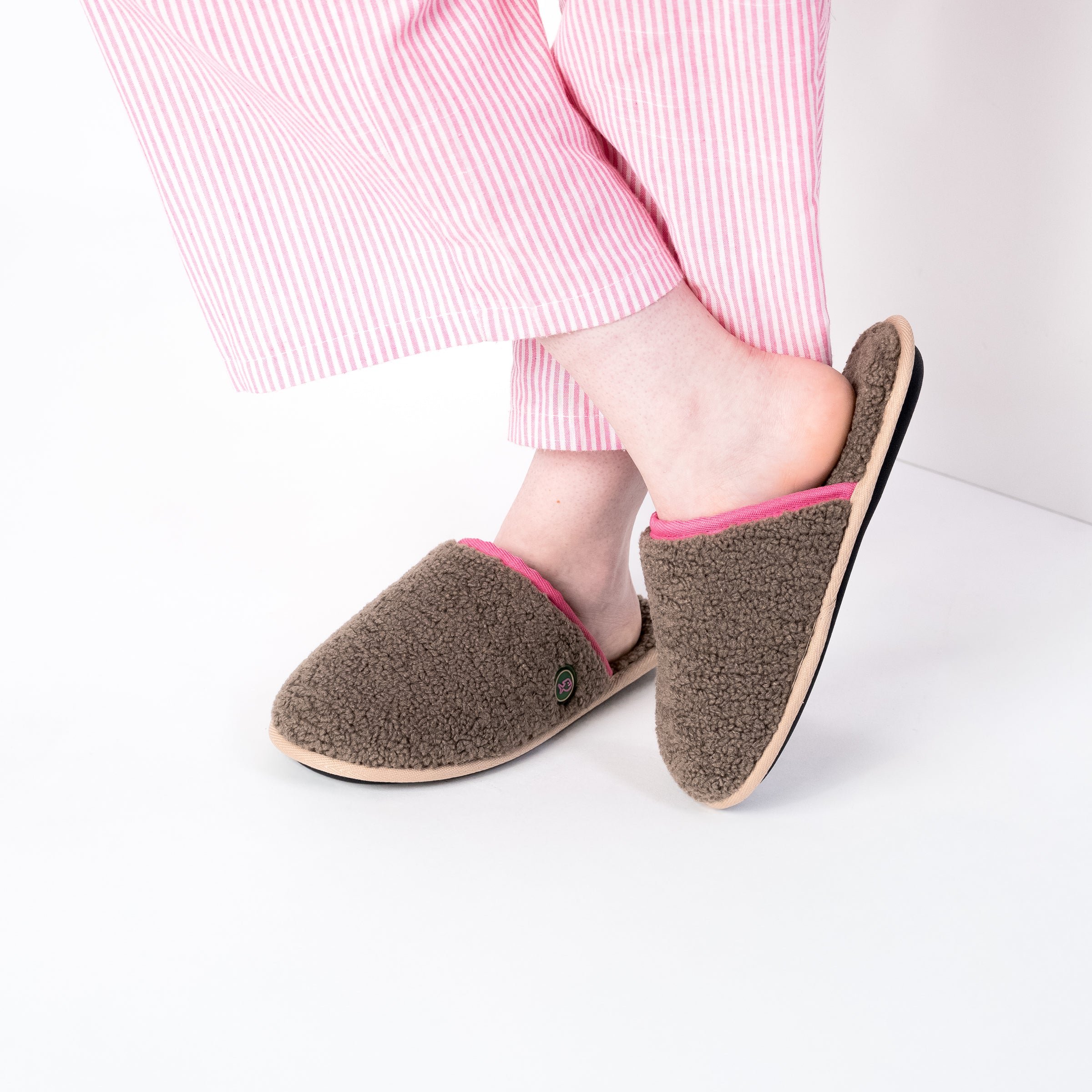 Sherpa slippers BILLYBELT Brown