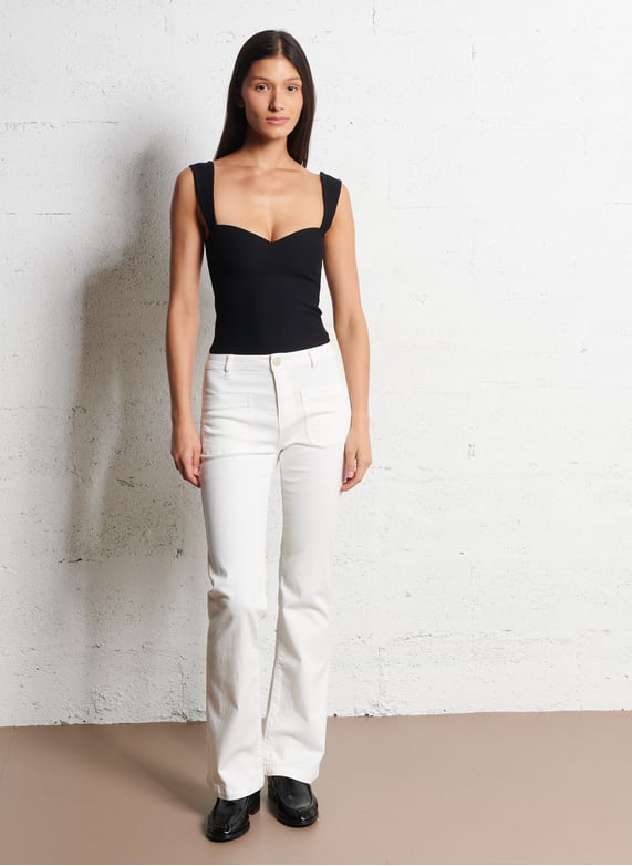 Straight Cut Jeans aus Stretch-Baumwolle - Look 2