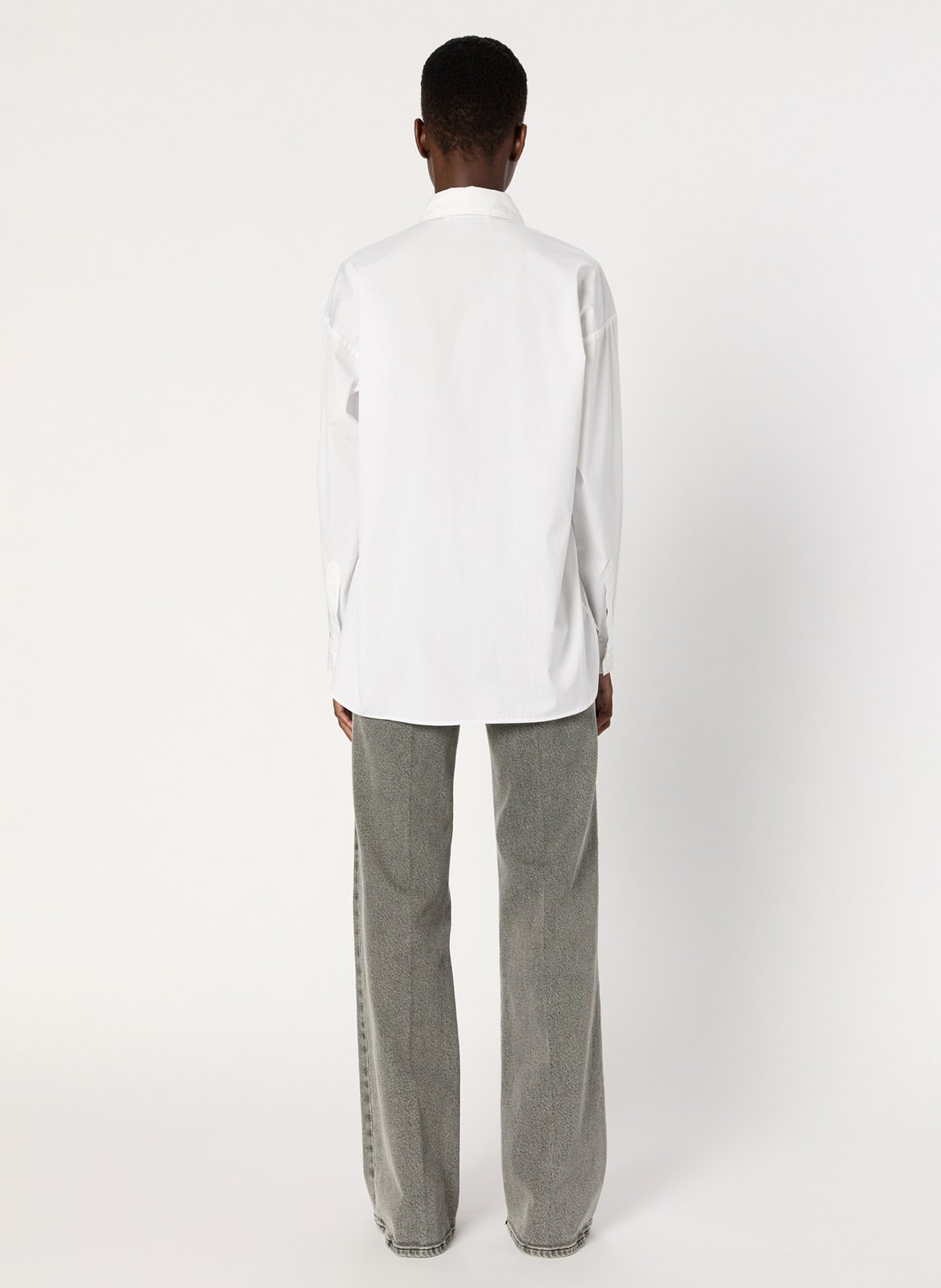 Chemise col classique en coton GERARD DAREL Blanc