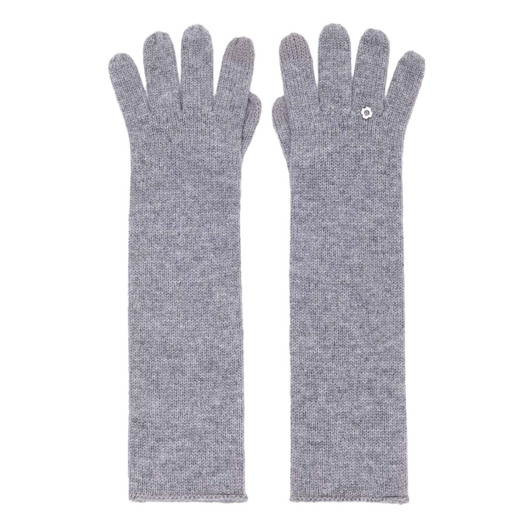 Handschuhe aus Wolle und Kaschmir MAJE Grau
